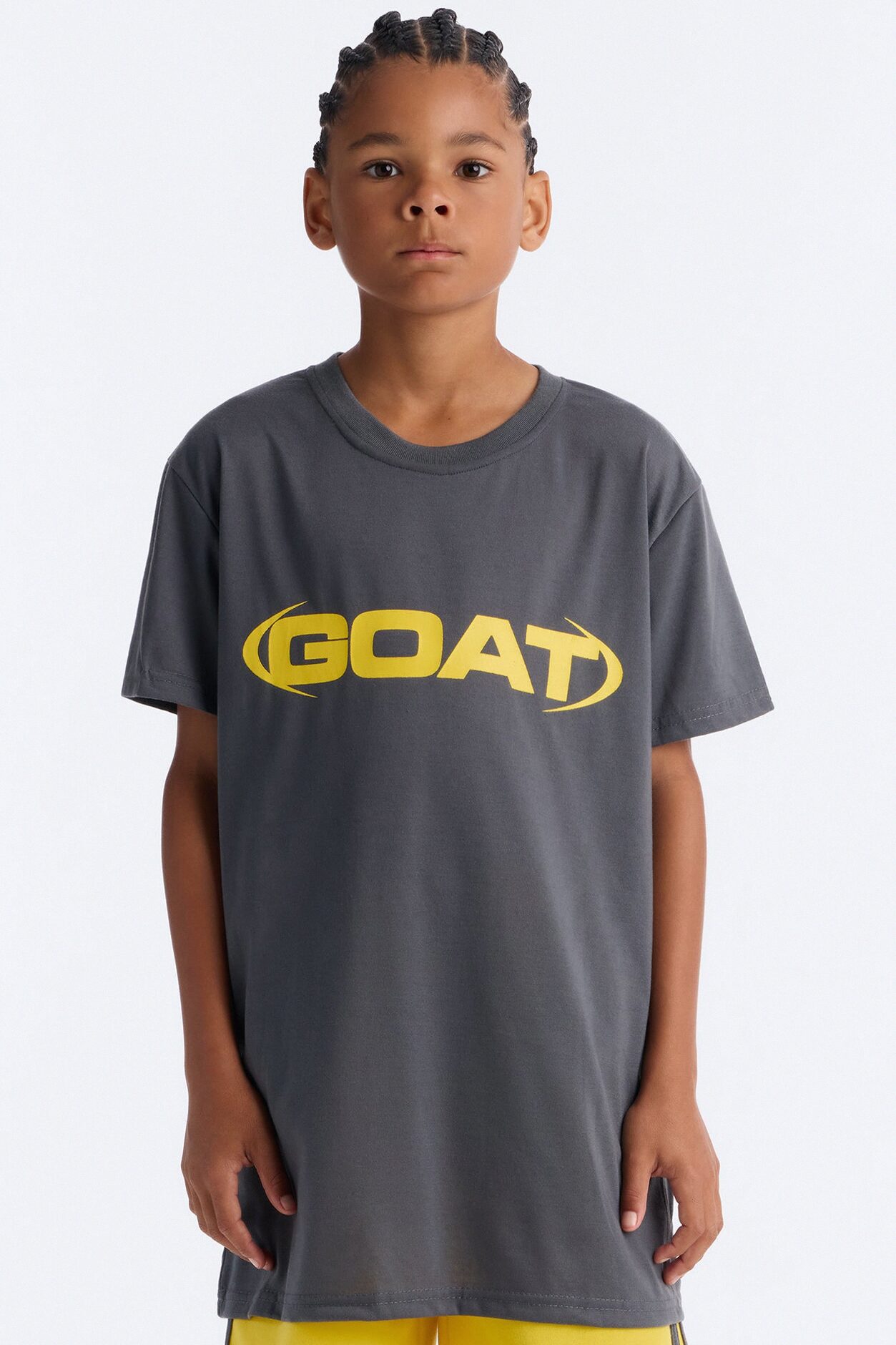 Mini GOAT Things Short Set - Grey/combo