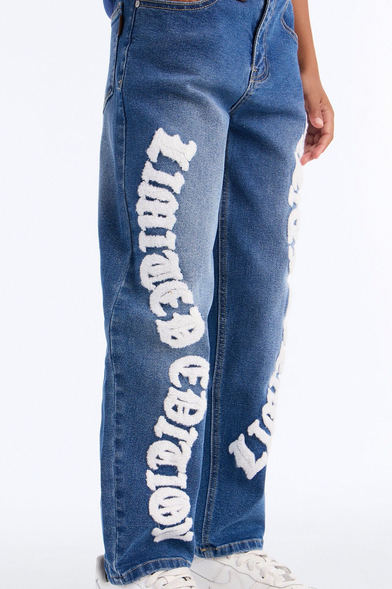 Mini Something To Say Jeans - Medium Blue Wash