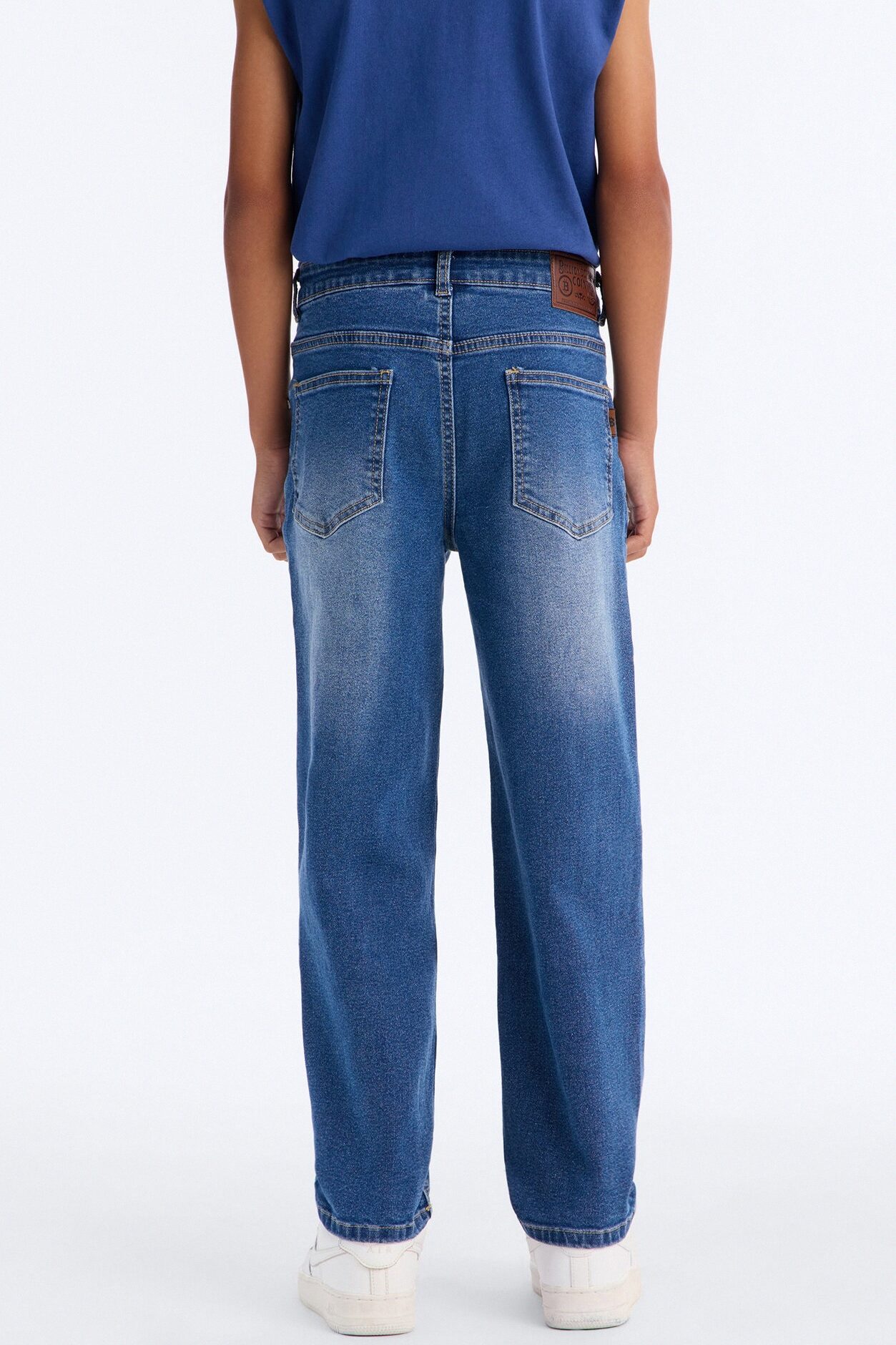 Mini Something To Say Jeans - Medium Blue Wash