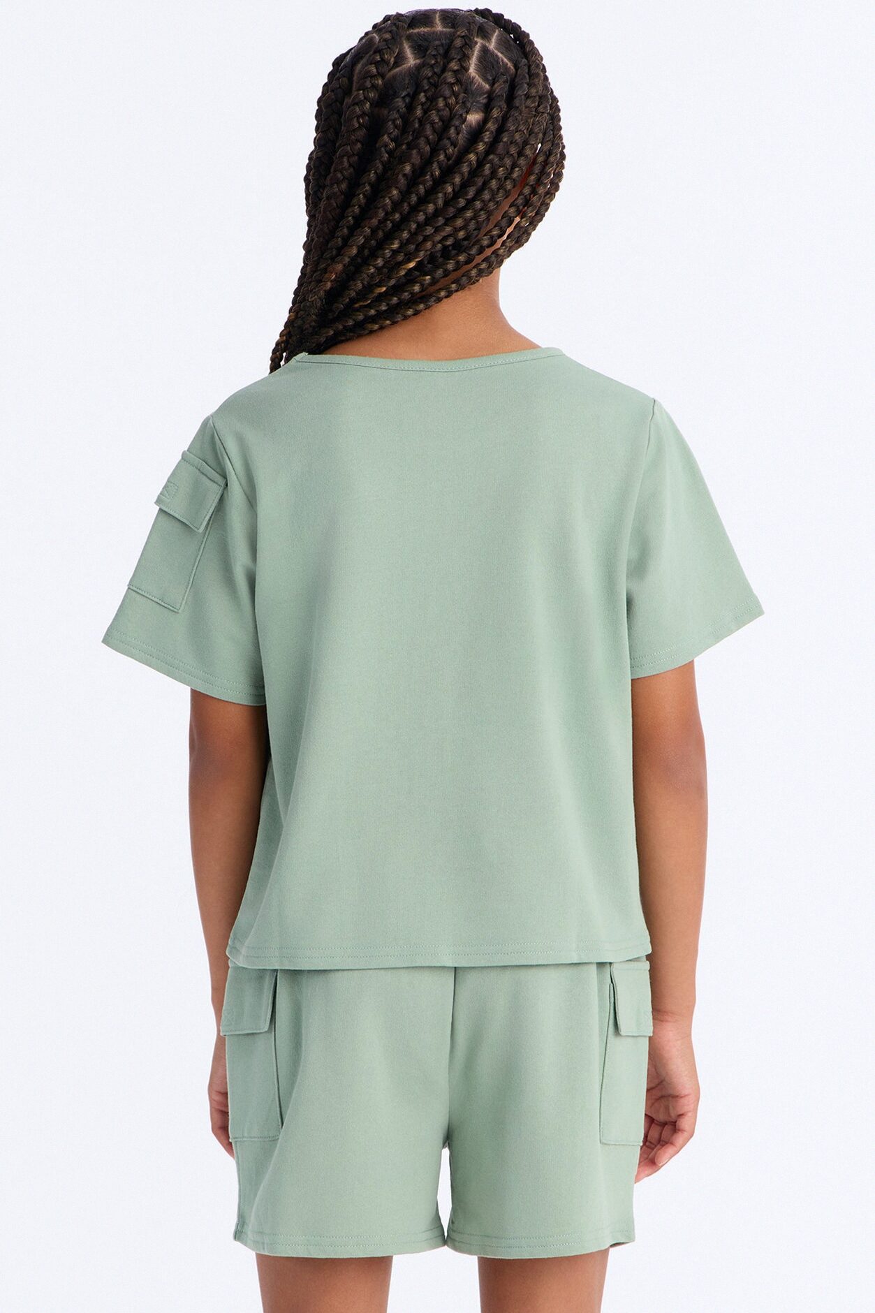 Mini Keep It Kind Short Set - Sage