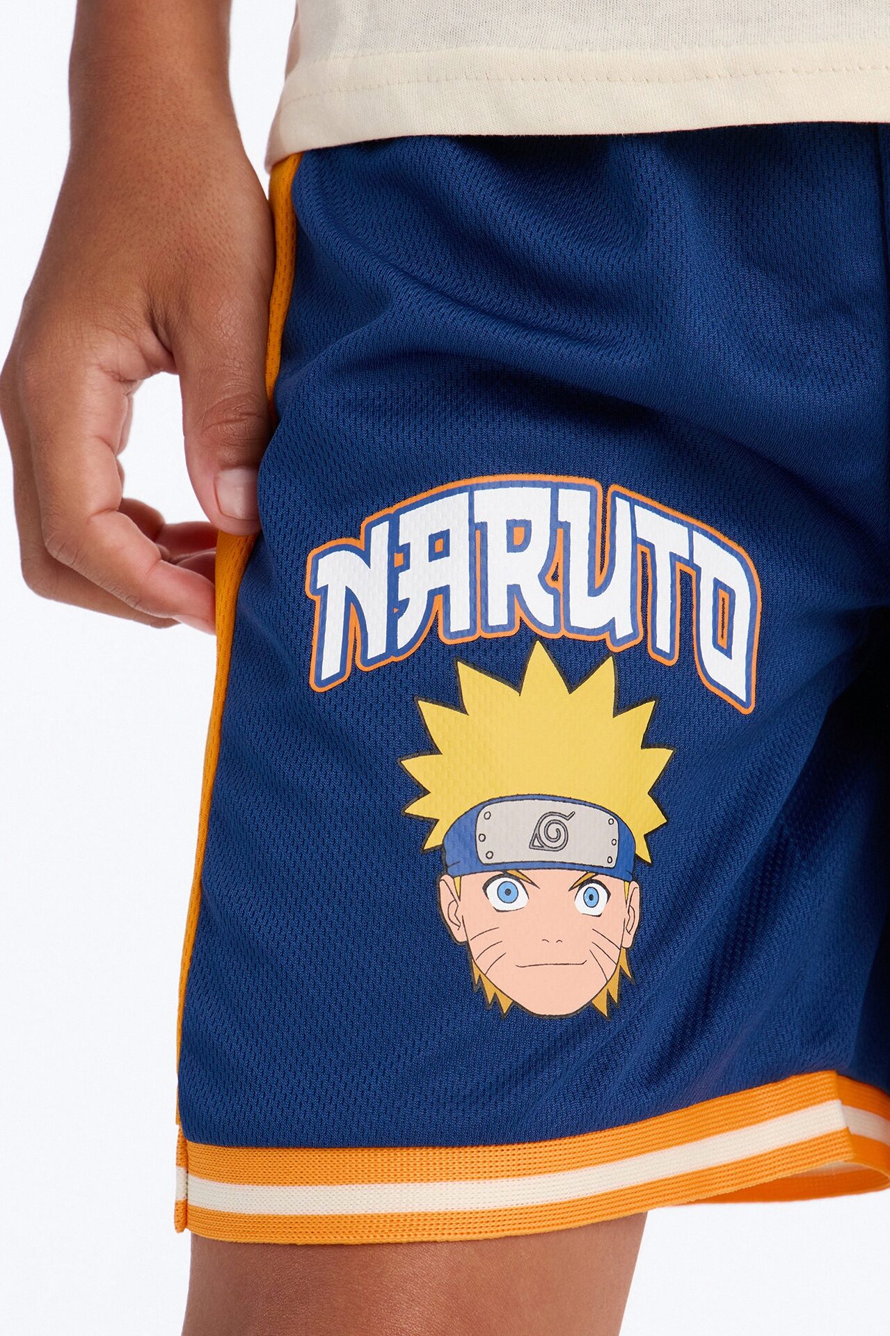 Mini Naruto 07 Jersey And Short Set - Ivory/combo