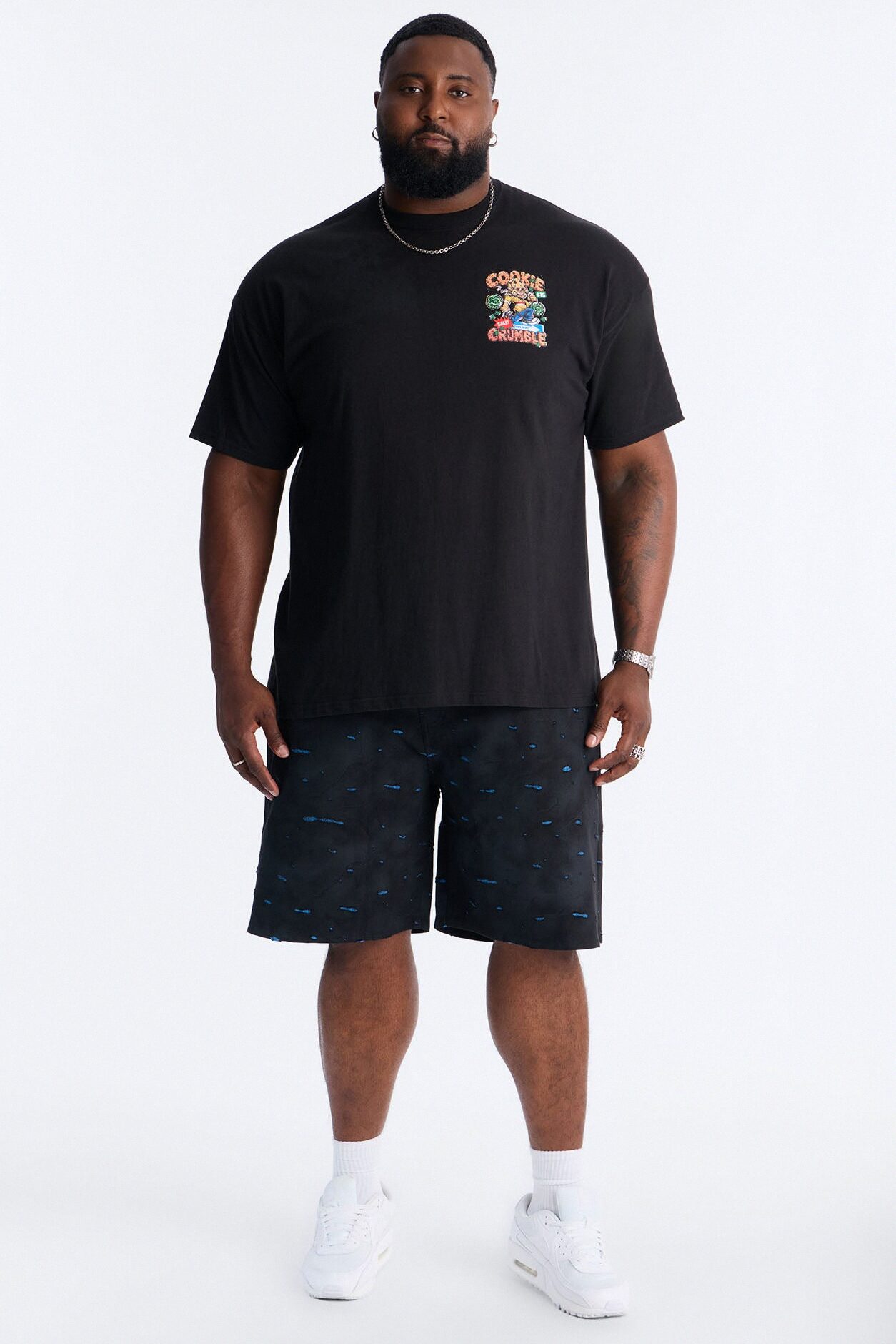 This Way Cookie Crumble Short Sleeve Tee - Black