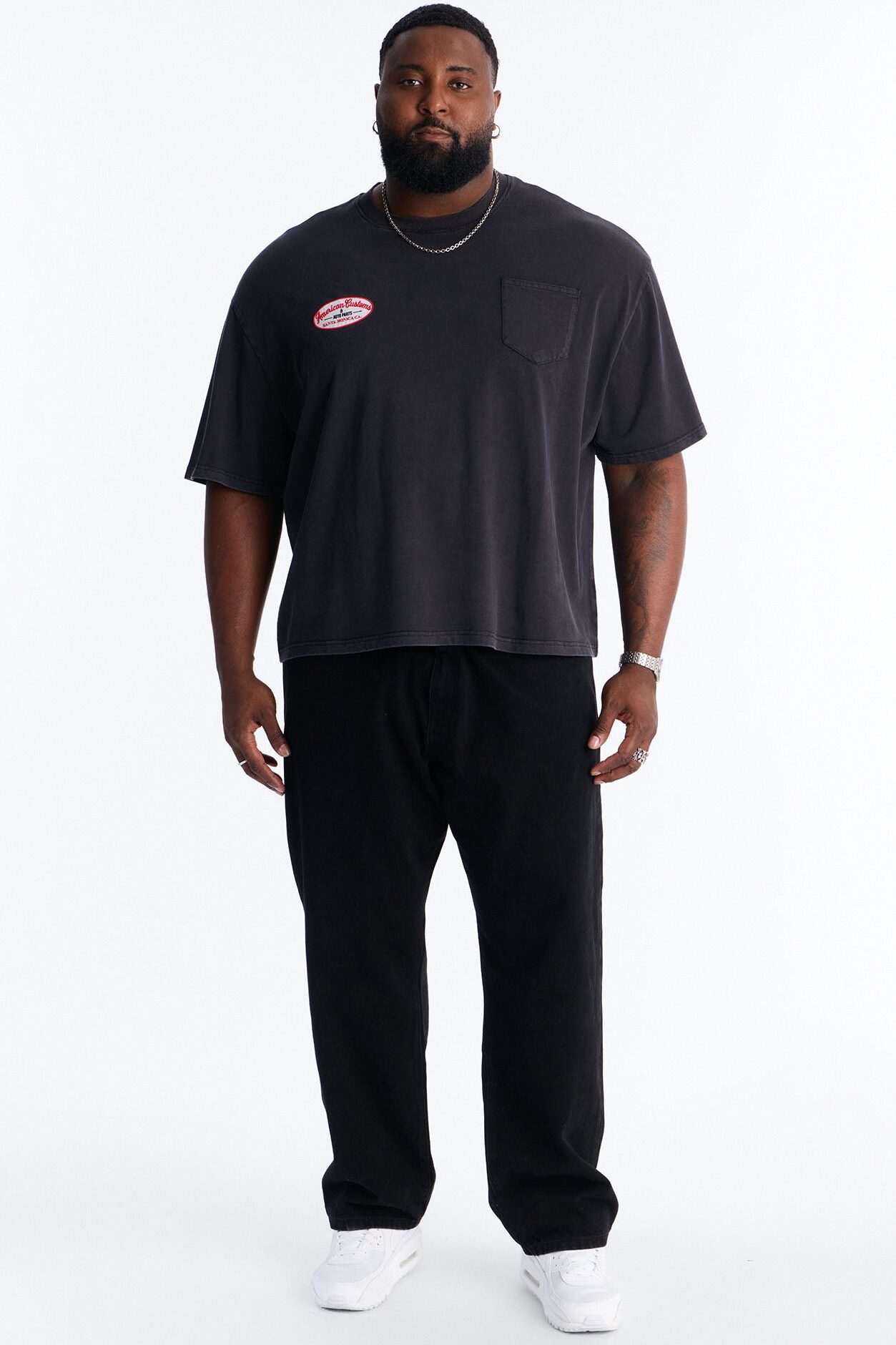 Boxy Gas Station Boxy Tee - Black Wash