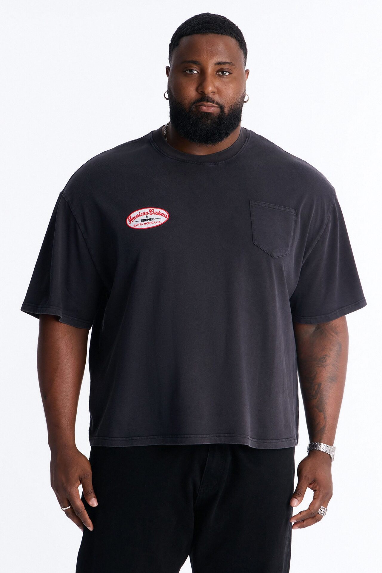 Boxy Gas Station Boxy Tee - Black Wash