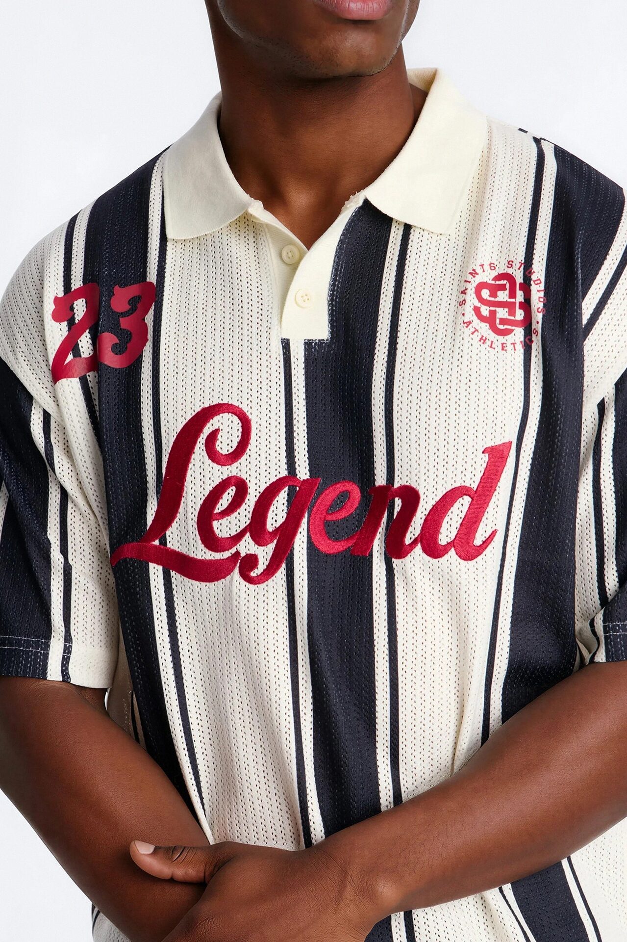 Legends 23 Short Sleeve Polo - Black