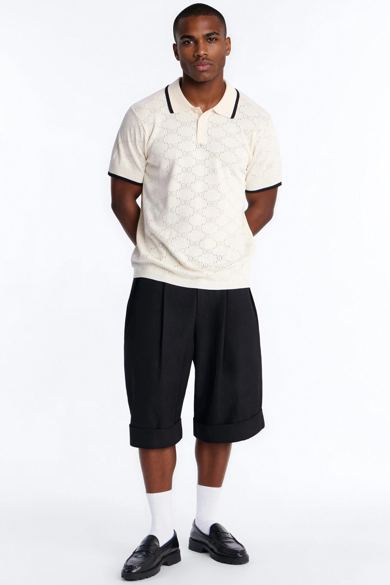 Elegant Lance Polo - Cream