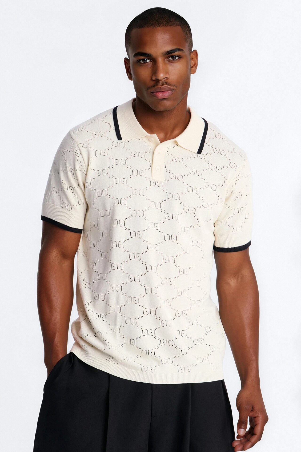 Elegant Lance Polo - Cream