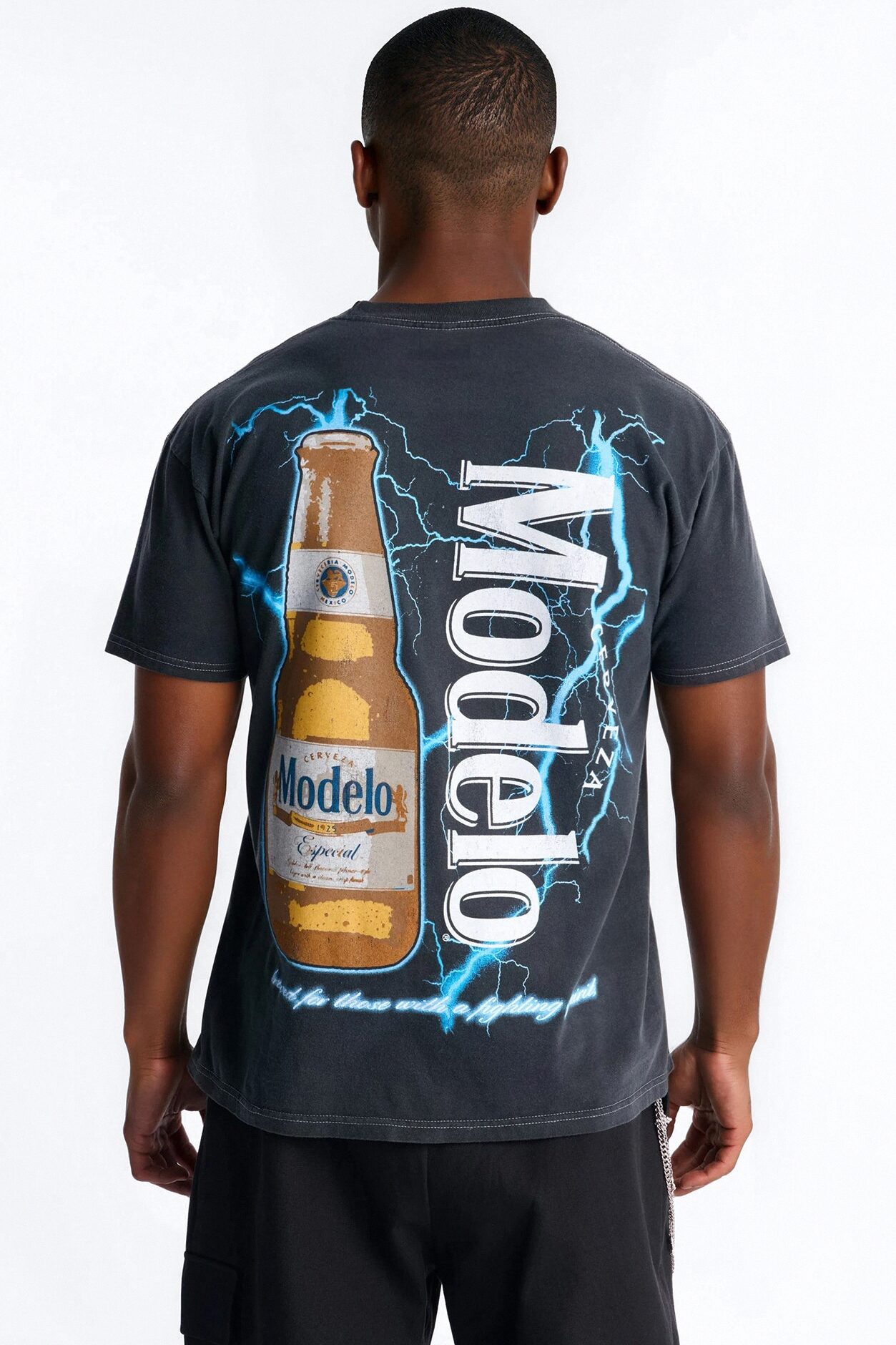 Modelo Time Vintage Oversized Short Sleeve Tee - Black Wash