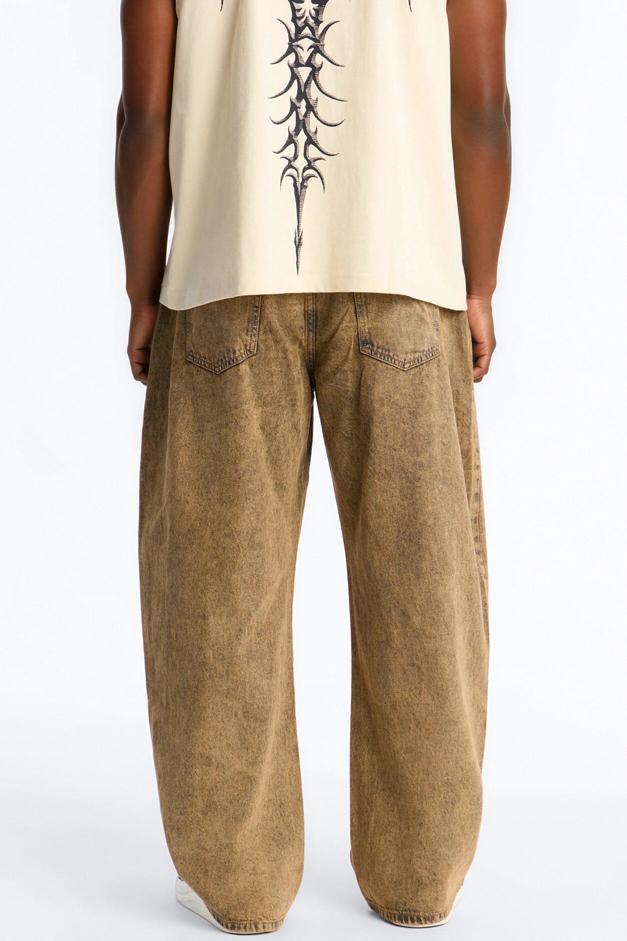 Barrel Rustic Fade Jean - Brown