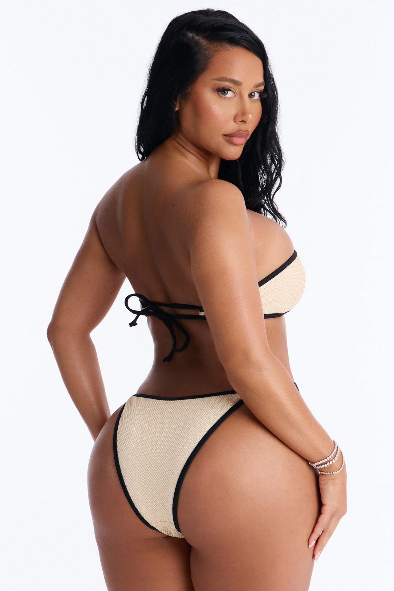 The Way You Move 2pc Bandeau Bikini - Cream