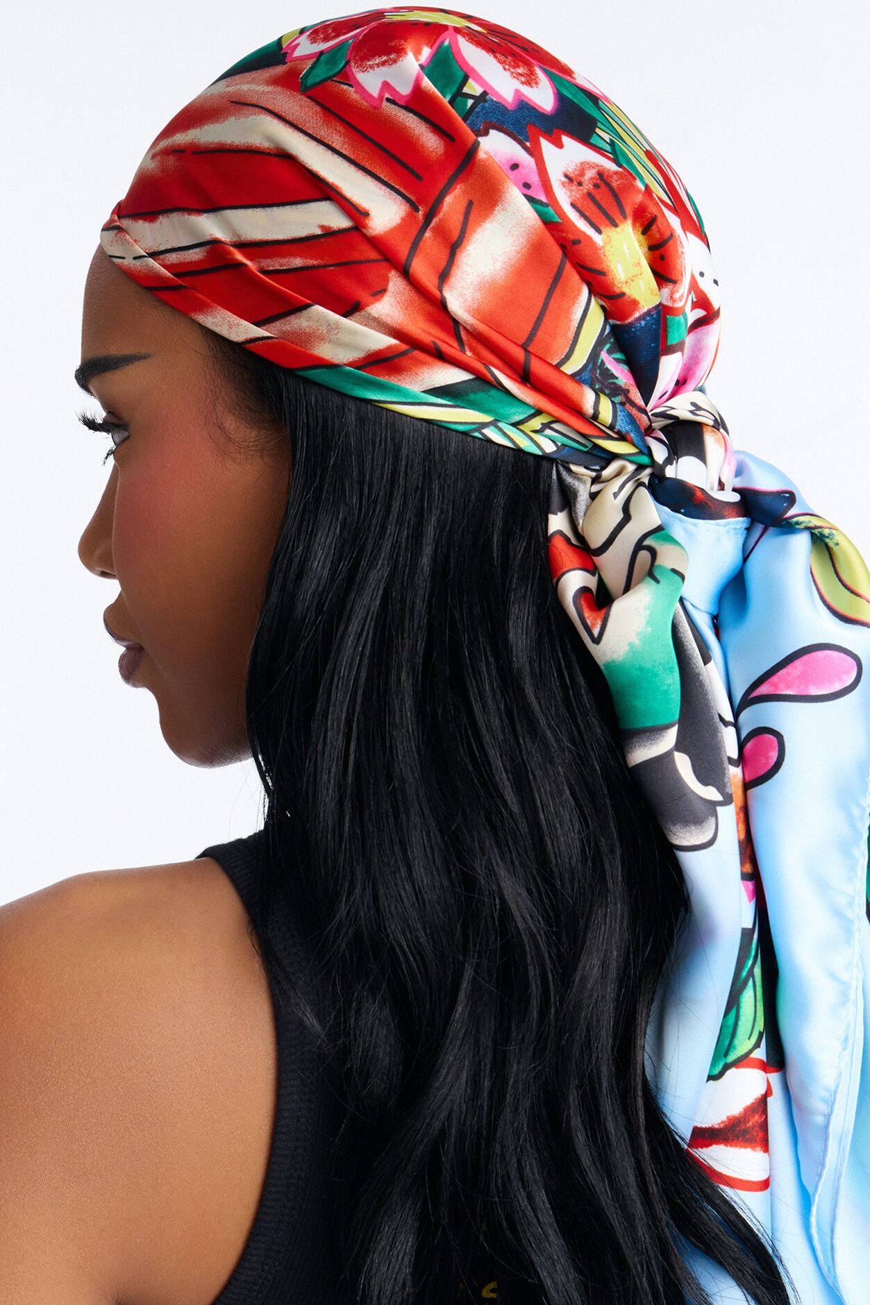 In All Faith Ed Hardy Head Scarf - Multi Color