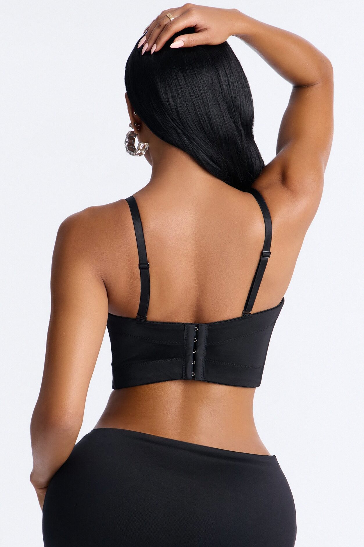 Cosmic Heat Rhinestone Embellished Corset - Red