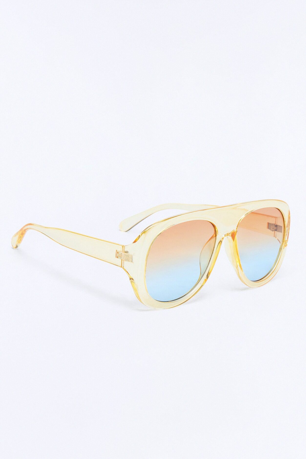 Glossy Gaze Sunglasses - Yellow/combo