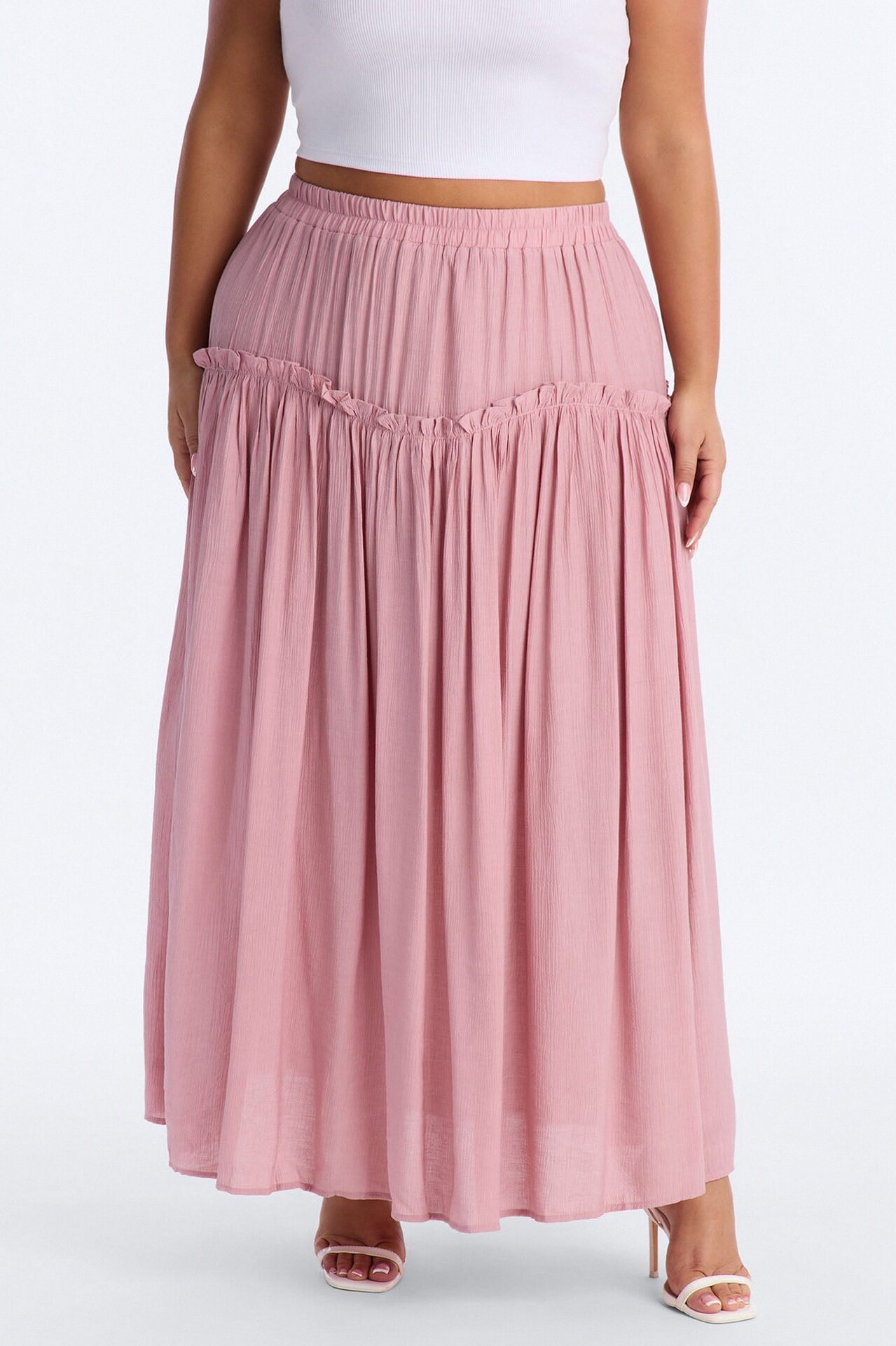Lily Maxi Skirt - Mauve