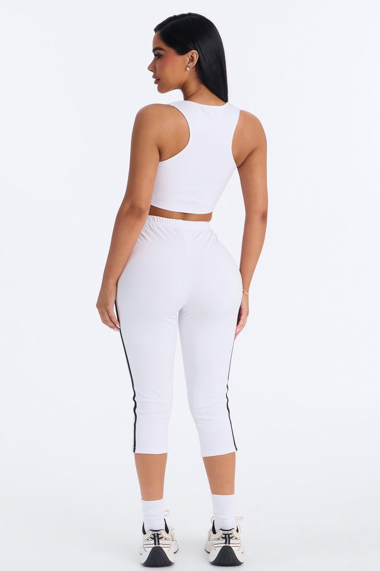 Athena Capri Set - White/Black