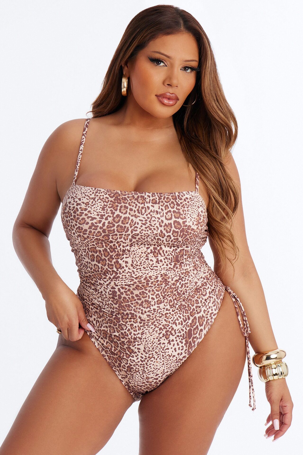 Wild Wave Leopard 1 Piece Swimsuit - Leopard