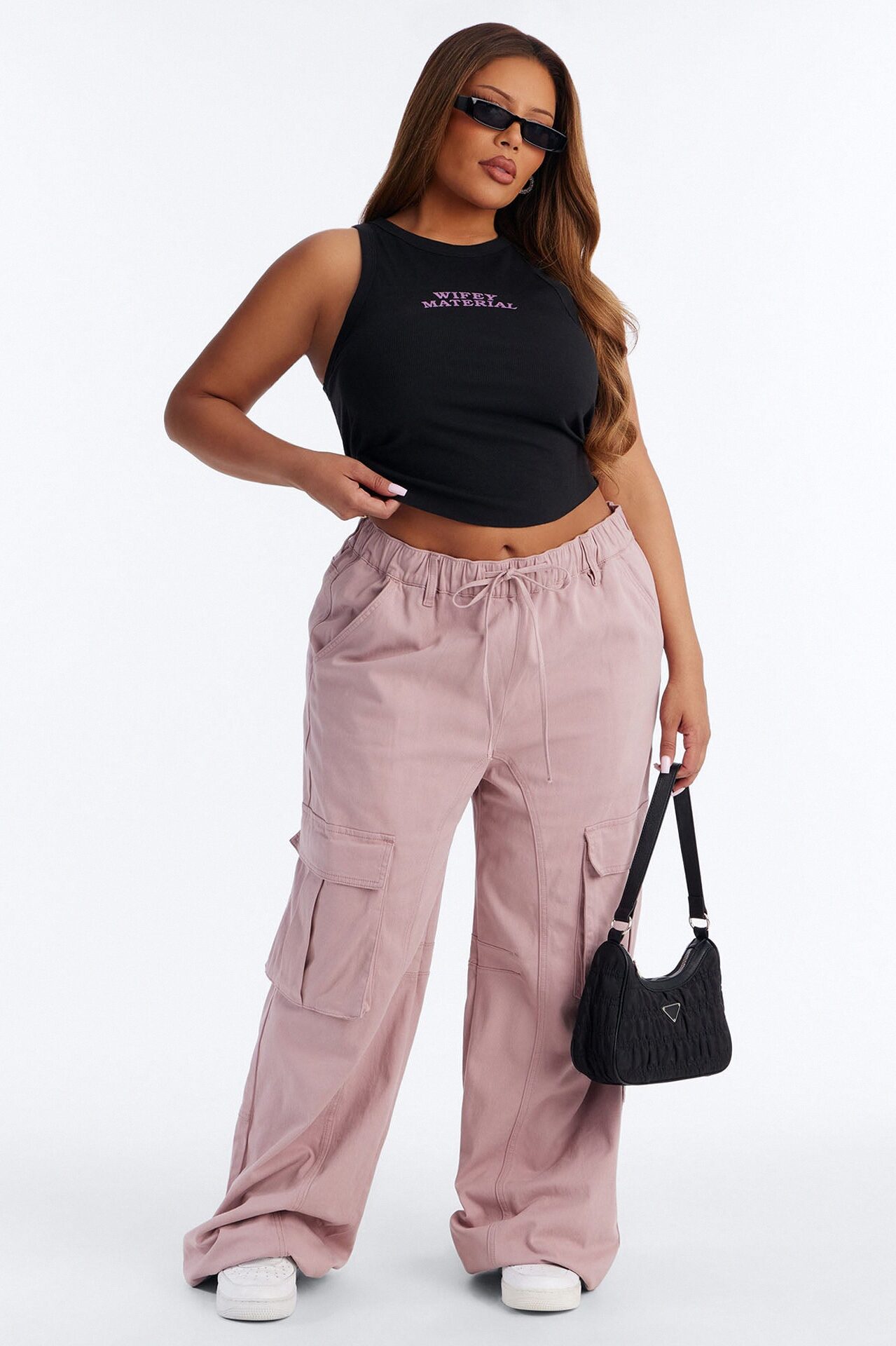 Wifey Material Tank Top - Black