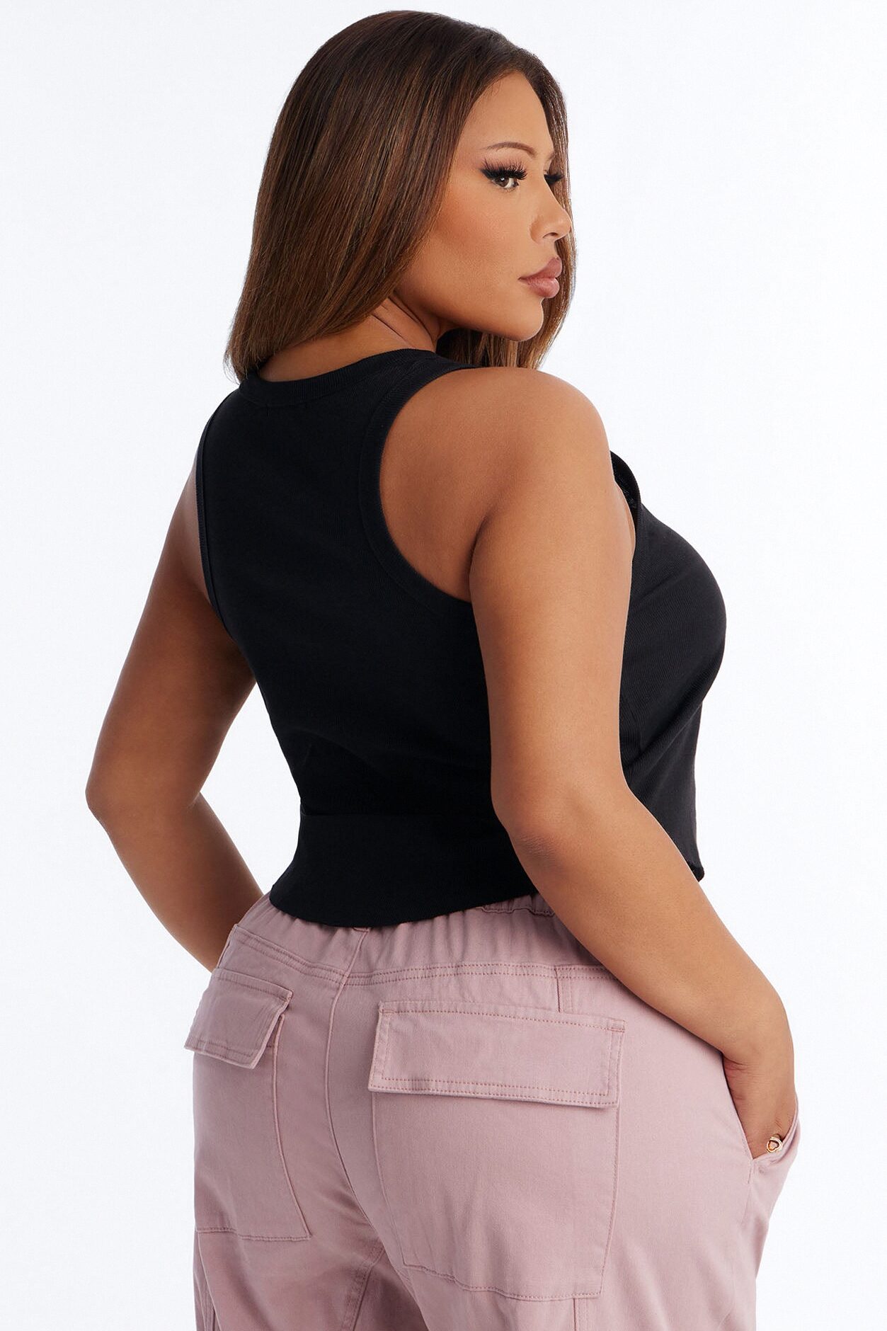 Wifey Material Tank Top - Black