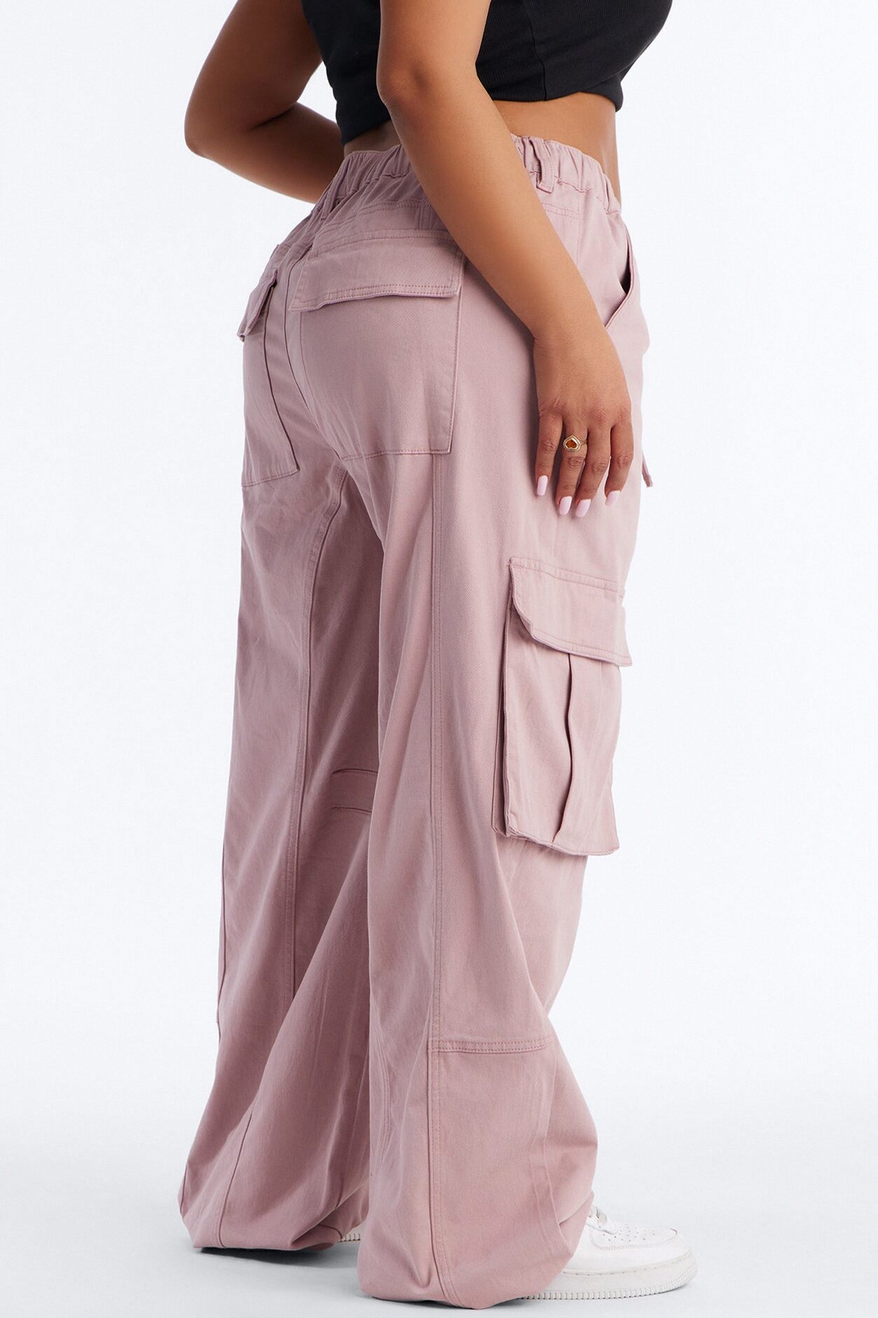 Portland Washed Cargo Pant - Blush