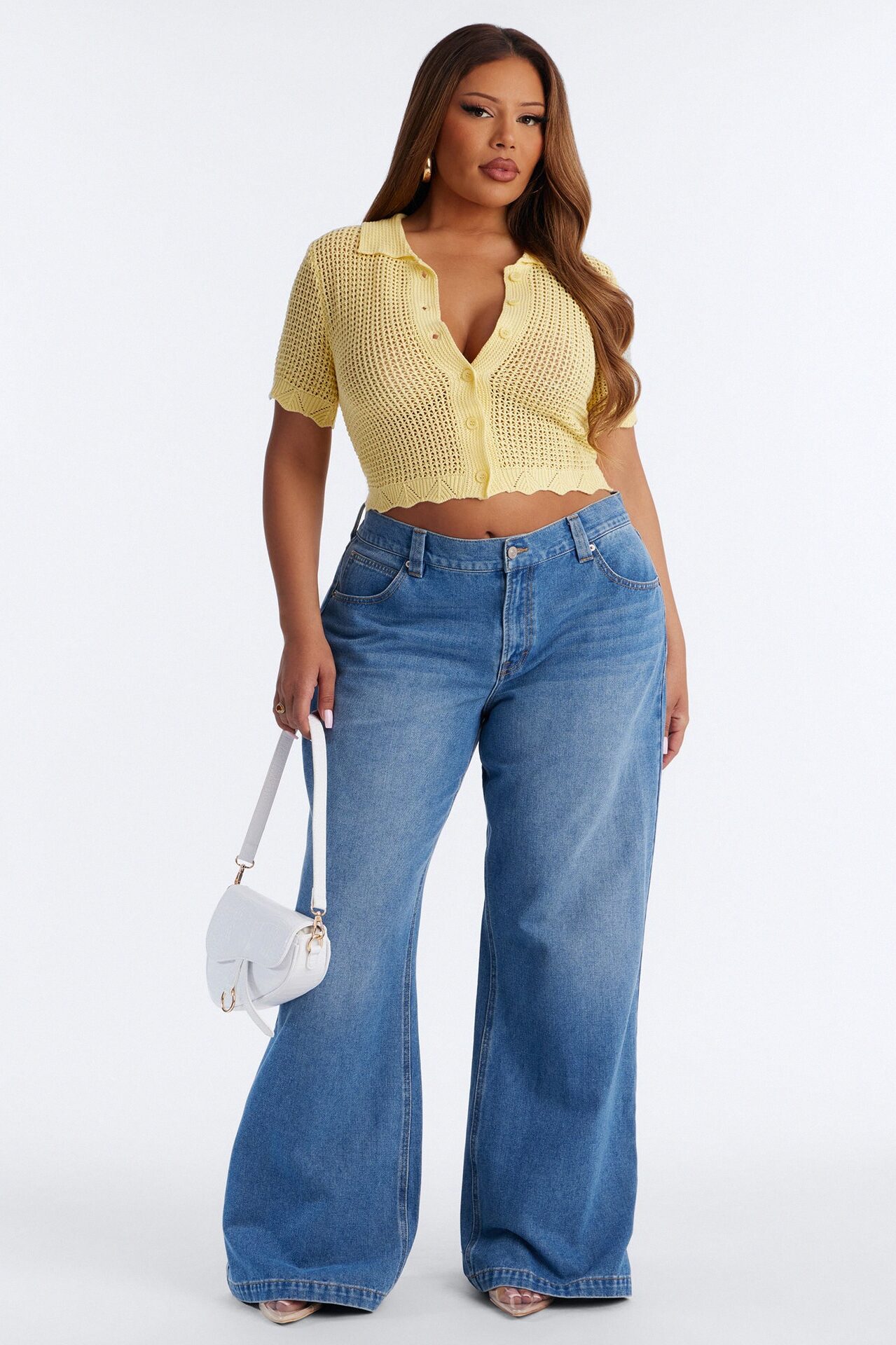 Jazzy Sweater Shirt - Butter Yellow
