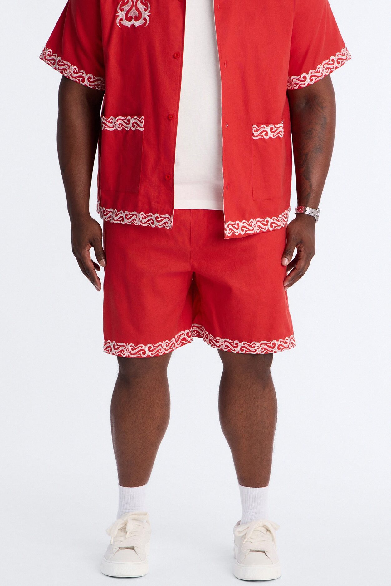 Relaxed Coastal Isla Short - Red