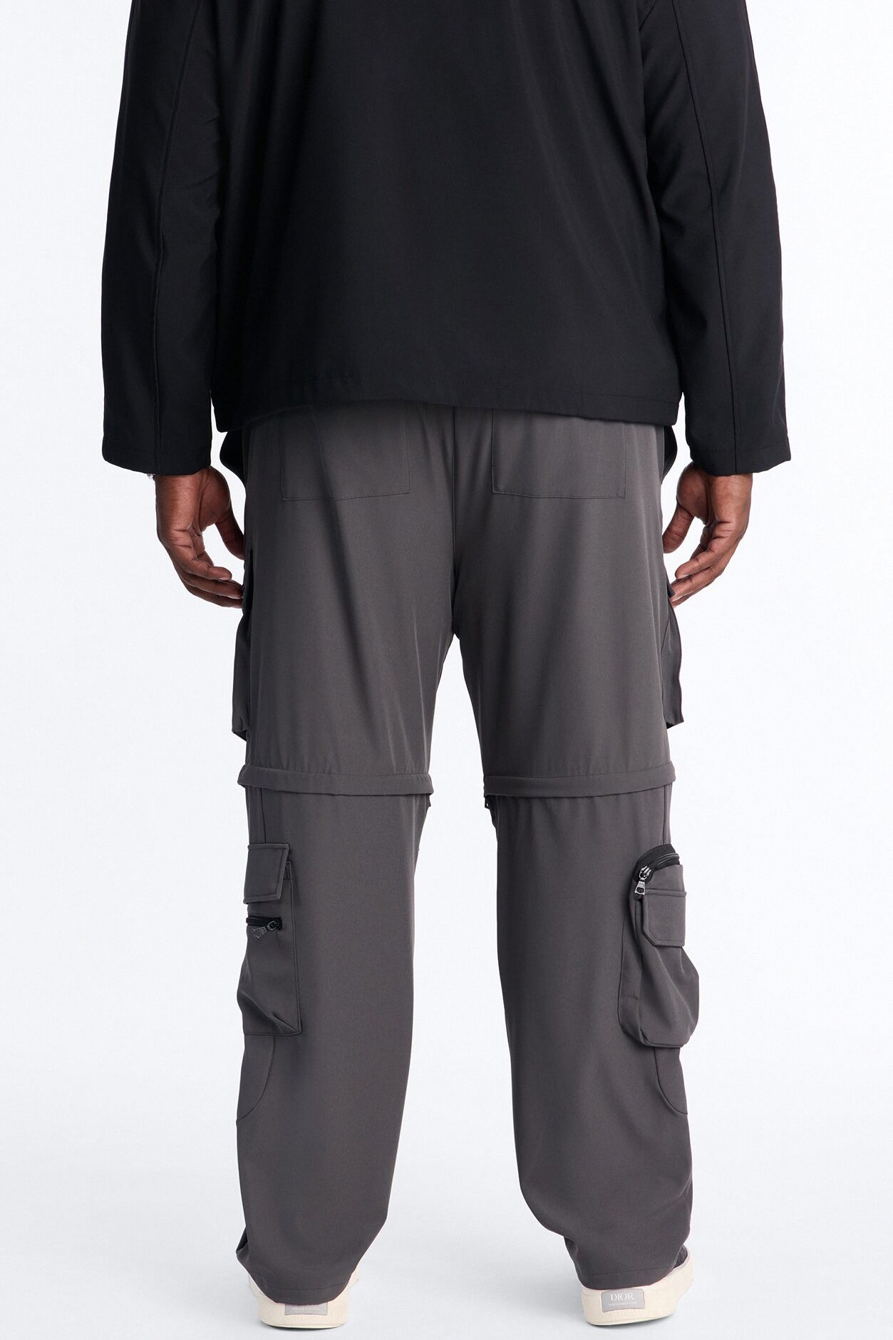Straight Convertible Turning Point Utility Cargo Pant - Grey