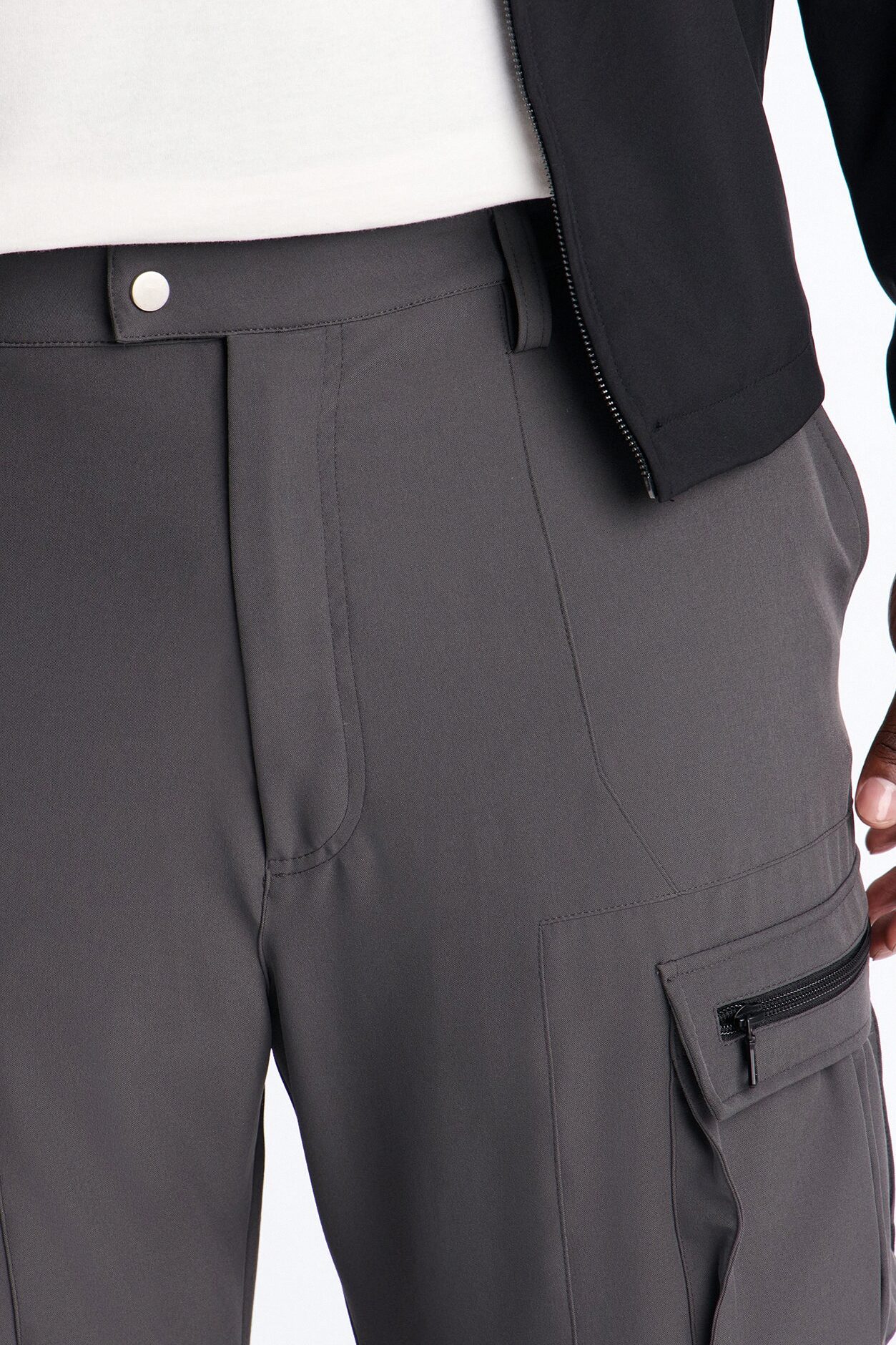 Straight Convertible Turning Point Utility Cargo Pant - Grey