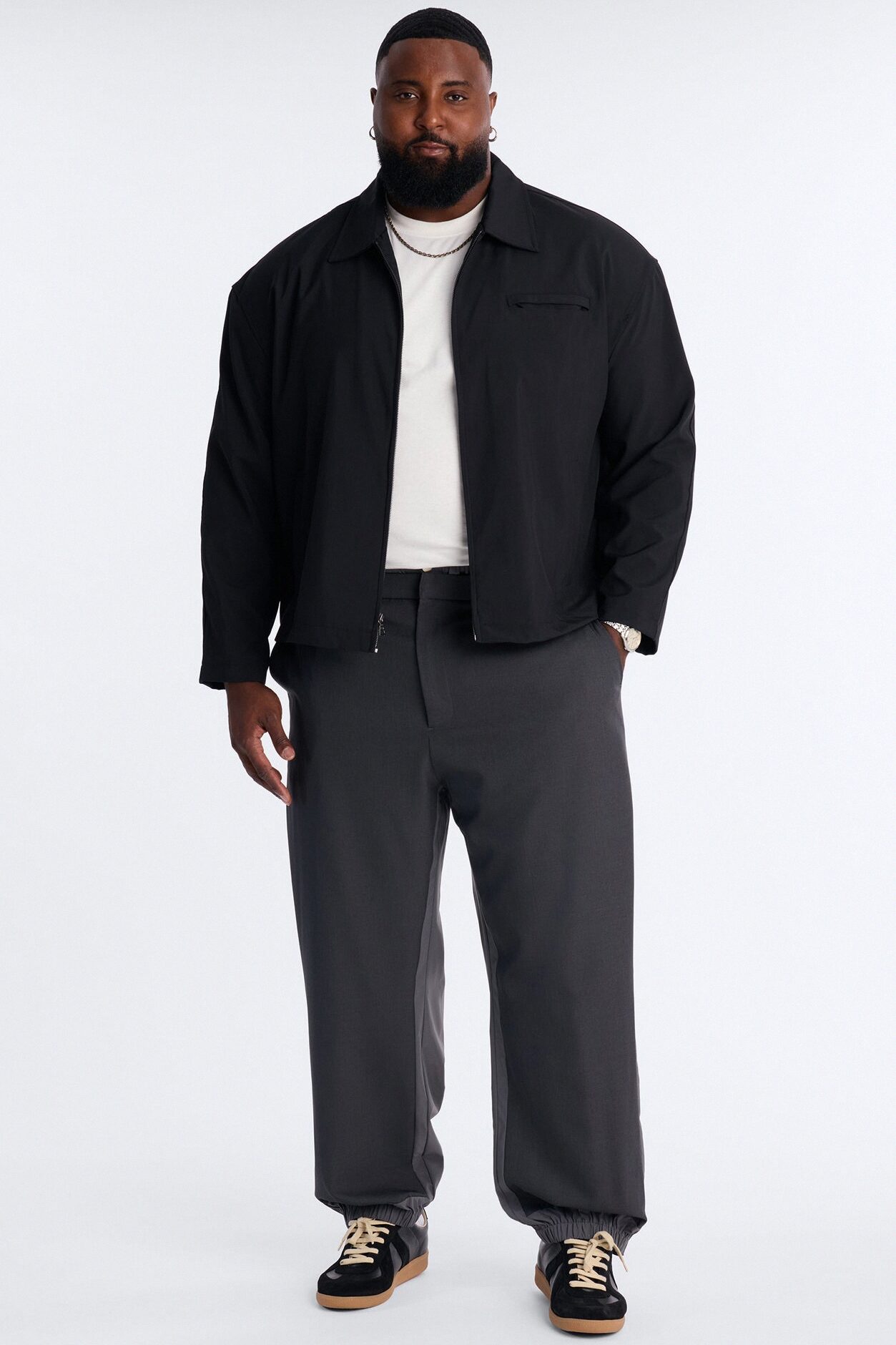 Straight Montalvo Mixed Worlds Trouser - Grey