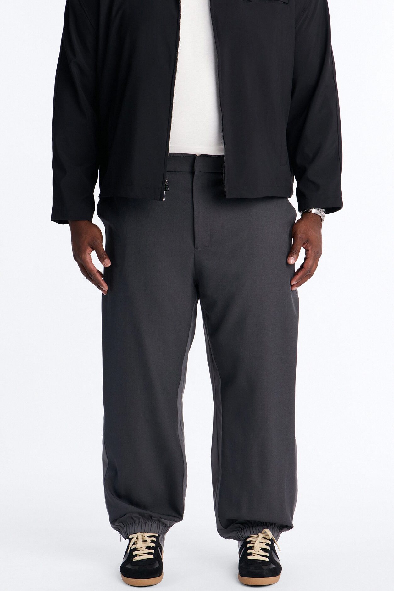 Straight Montalvo Mixed Worlds Trouser - Grey