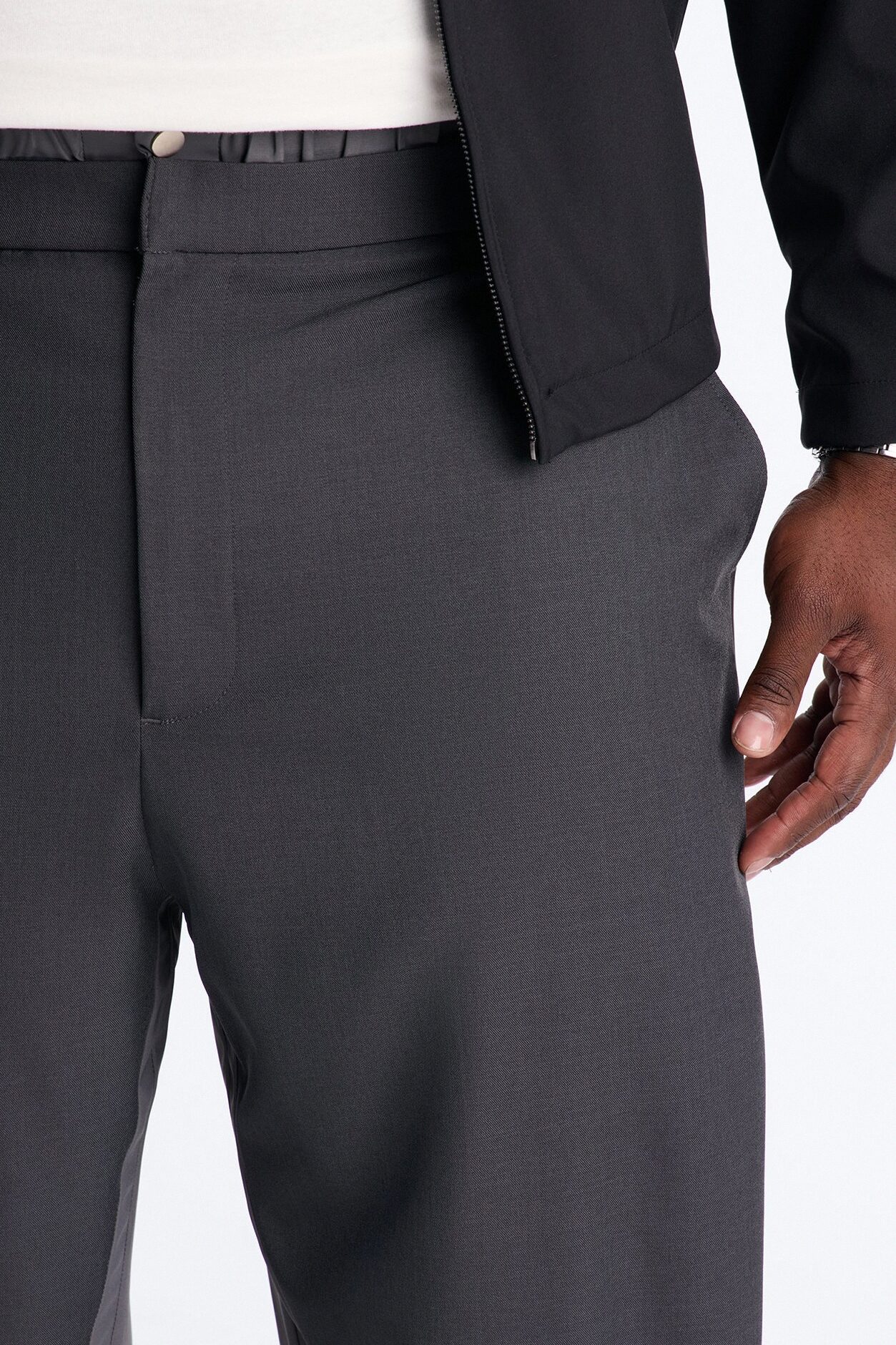 Straight Montalvo Mixed Worlds Trouser - Grey
