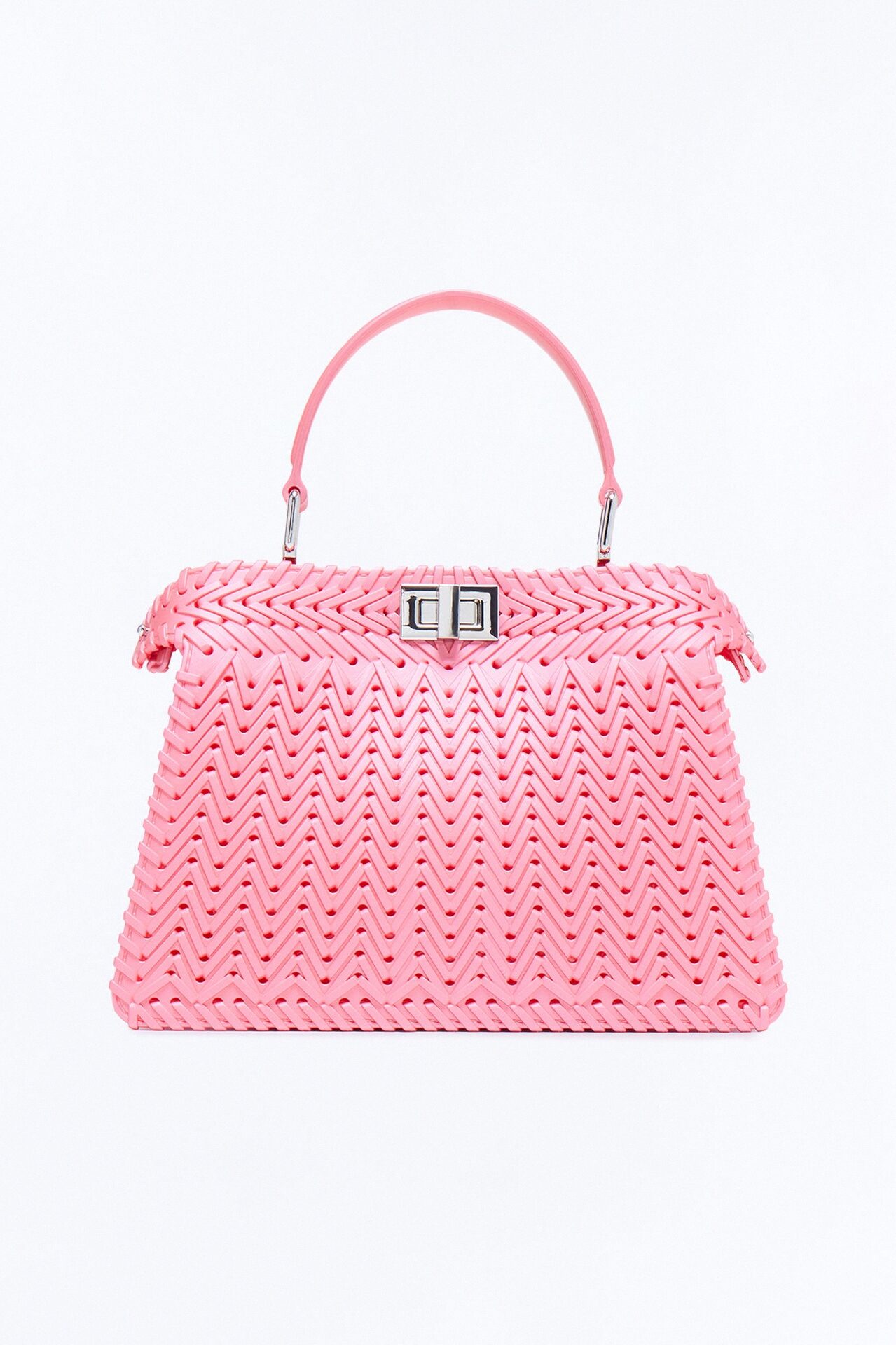 Vacation Season Jelly Satchel Bag - Pink
