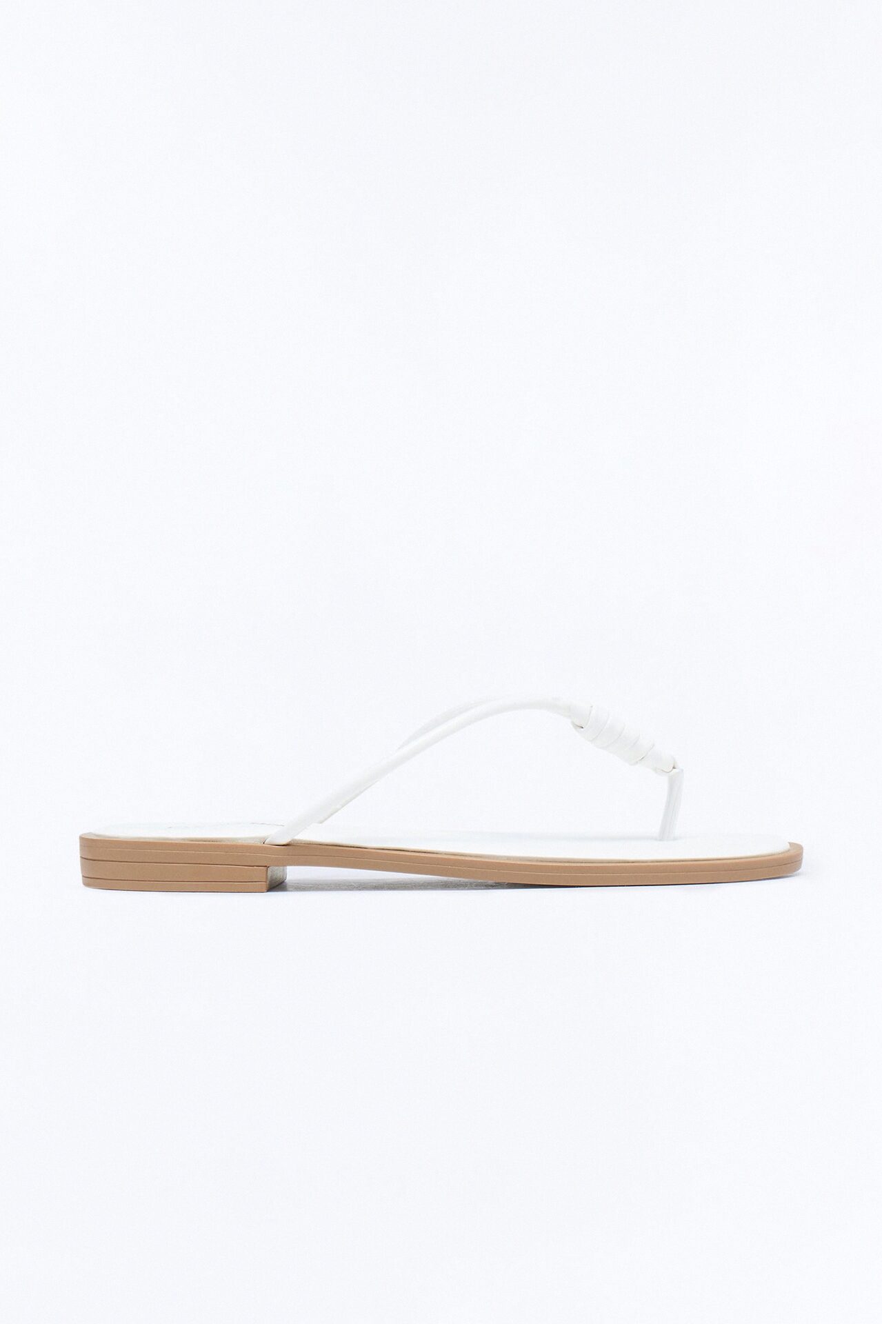 Kendall Knot Flip Flops - White