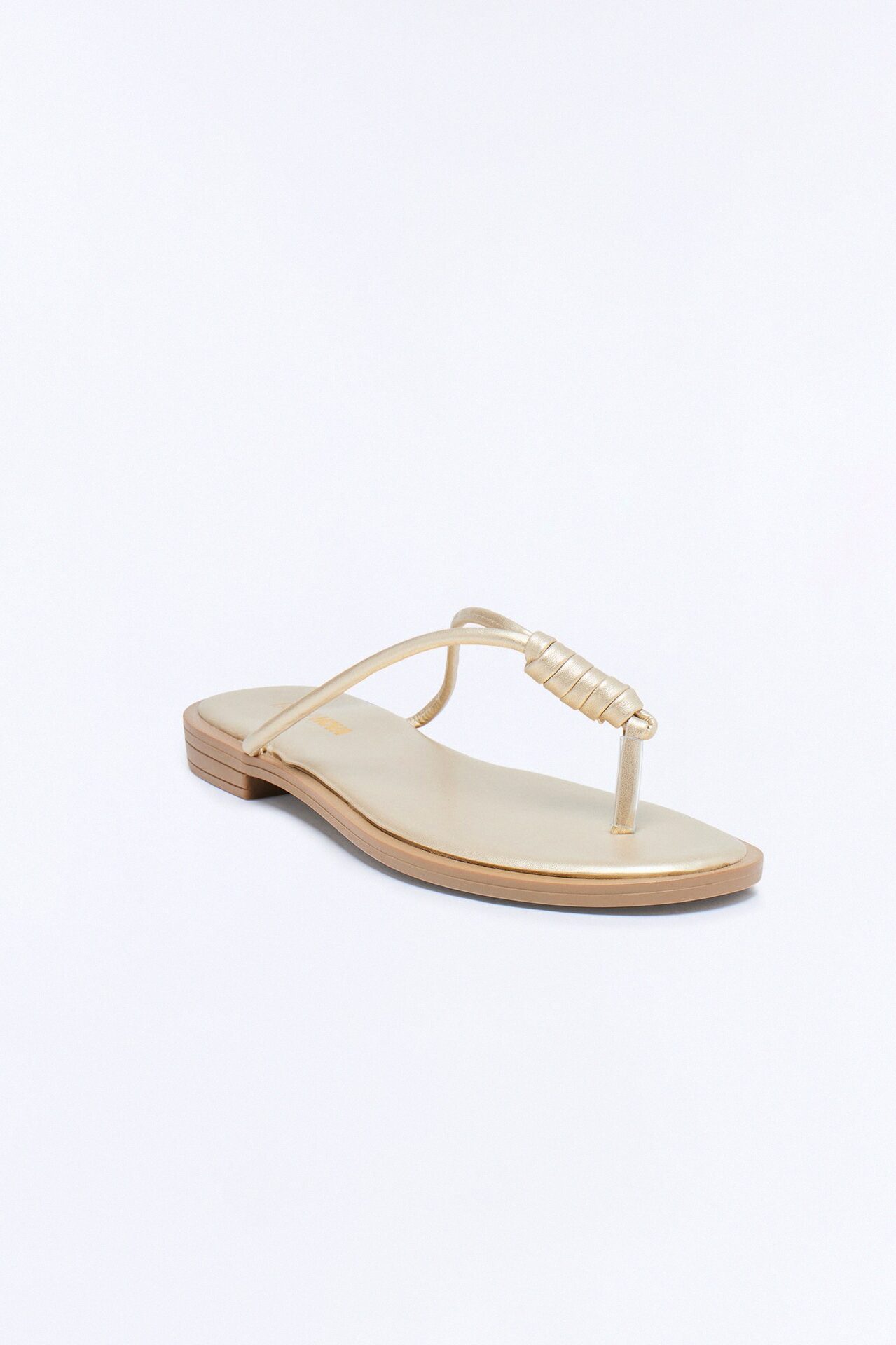Kendall Knot Flip Flops - Gold