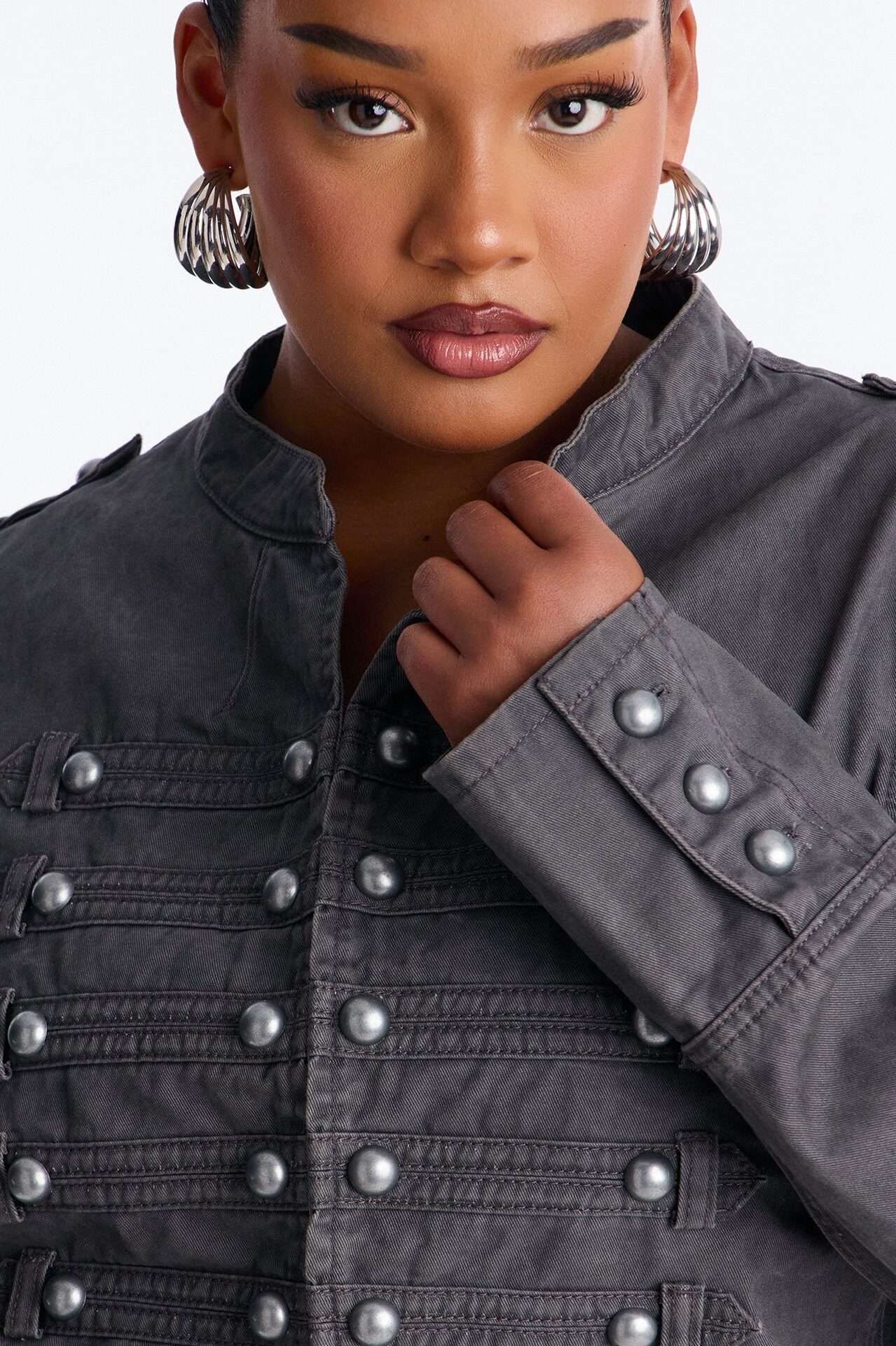 Stand For Something Twill Militant Conductor Jacket - Dark Grey