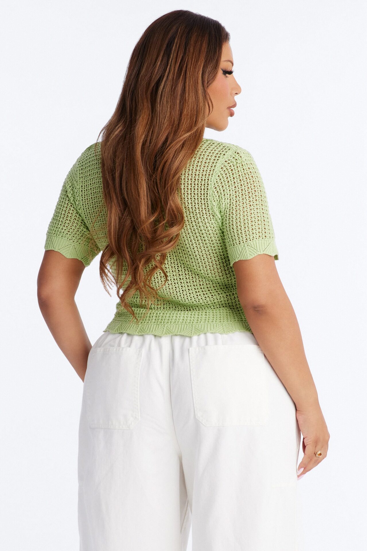 Jazzy Sweater Shirt - Sage