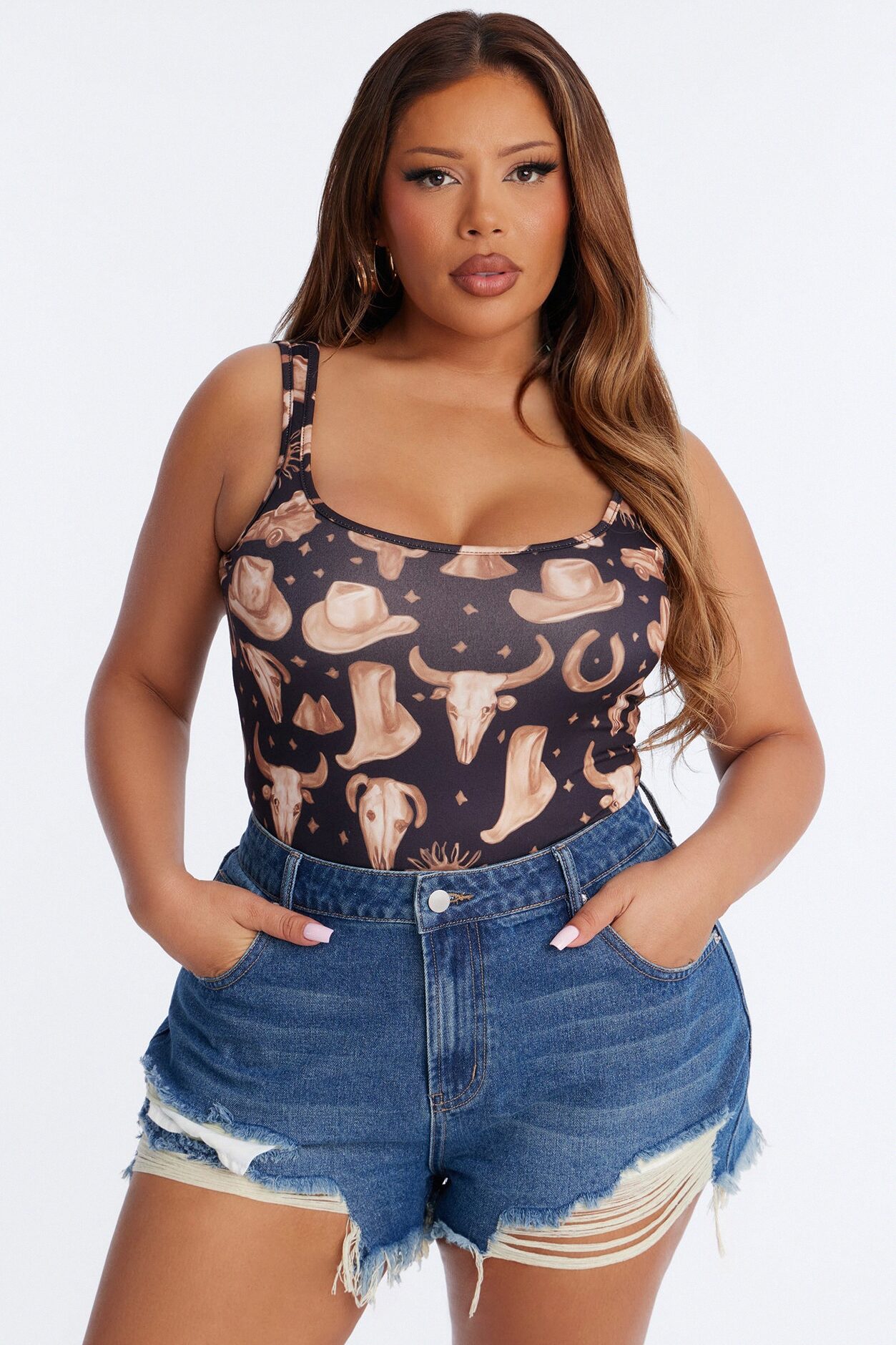 Sunkissed Rodeo Bodysuit - Black/combo