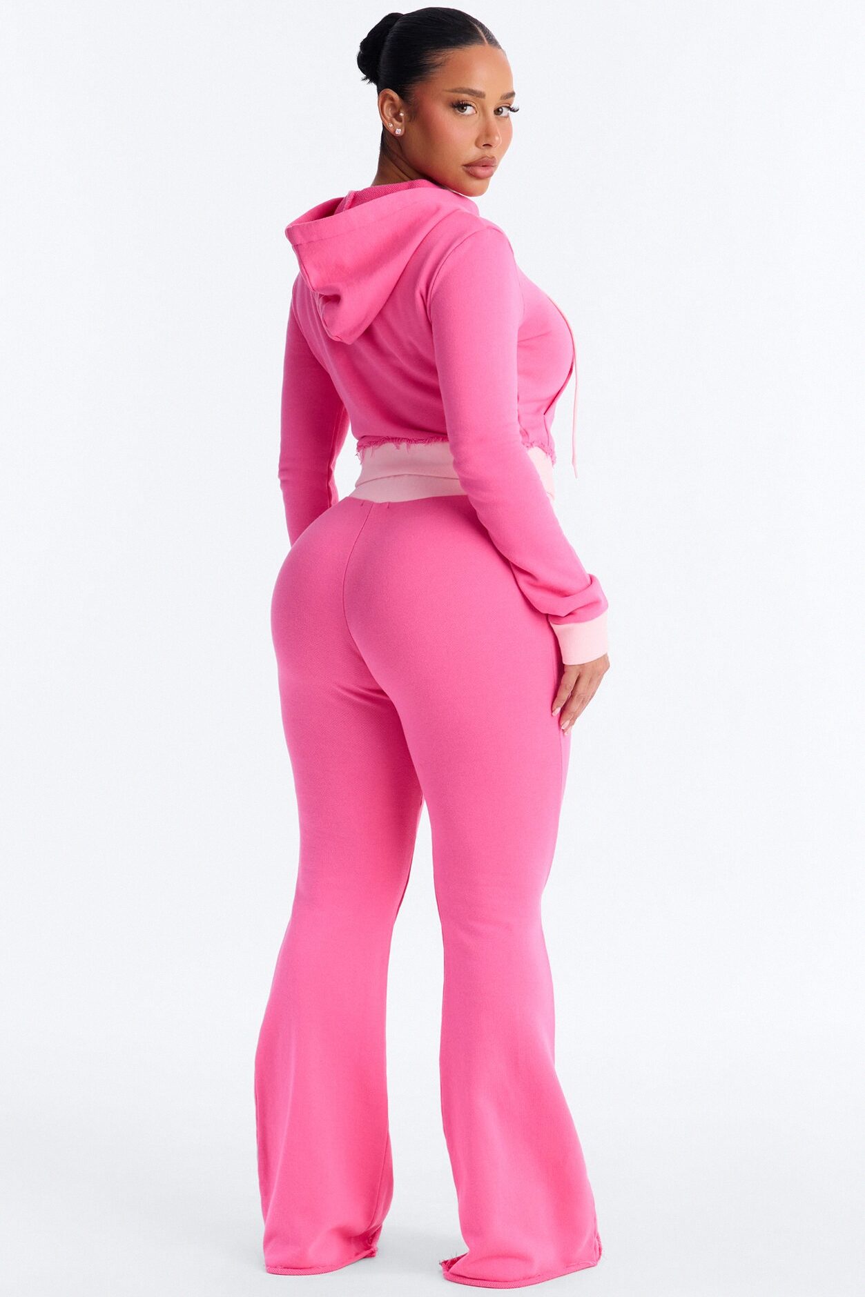 Keeping Up With Me Pant Set - Pink