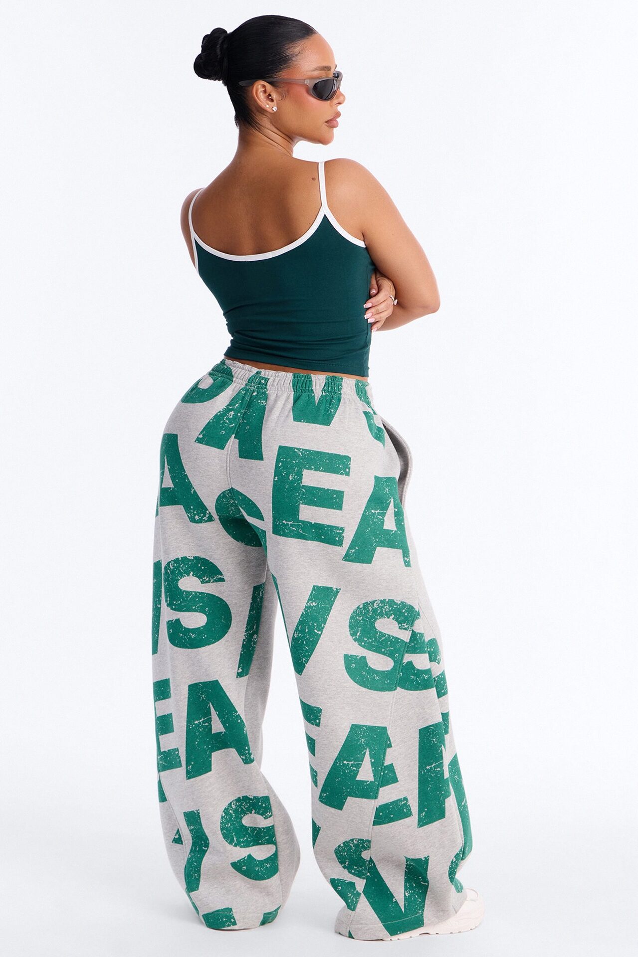 Savage Mode Fleece Pant Set - Green/combo