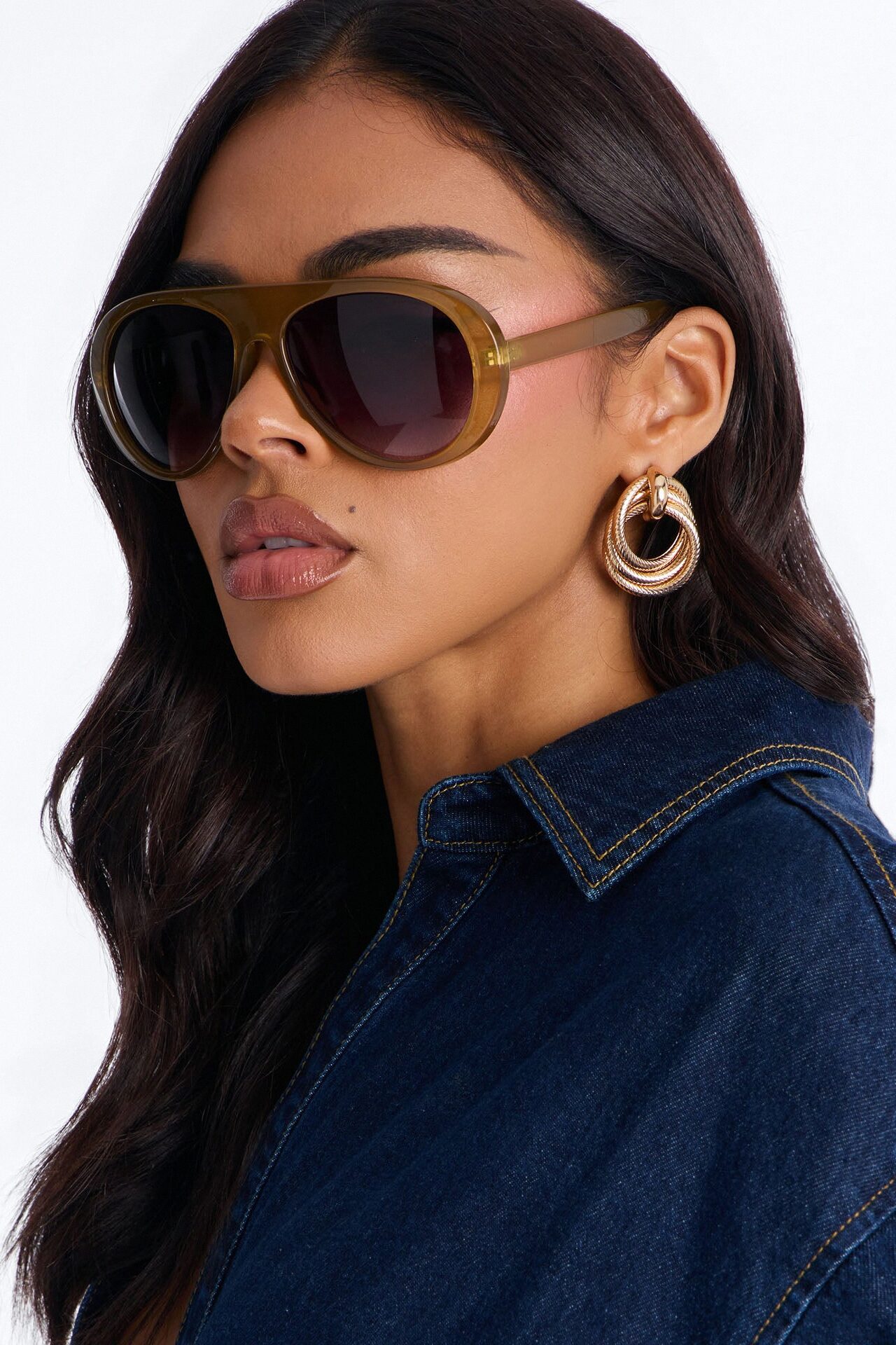 Rose View Sunglasses - Olive