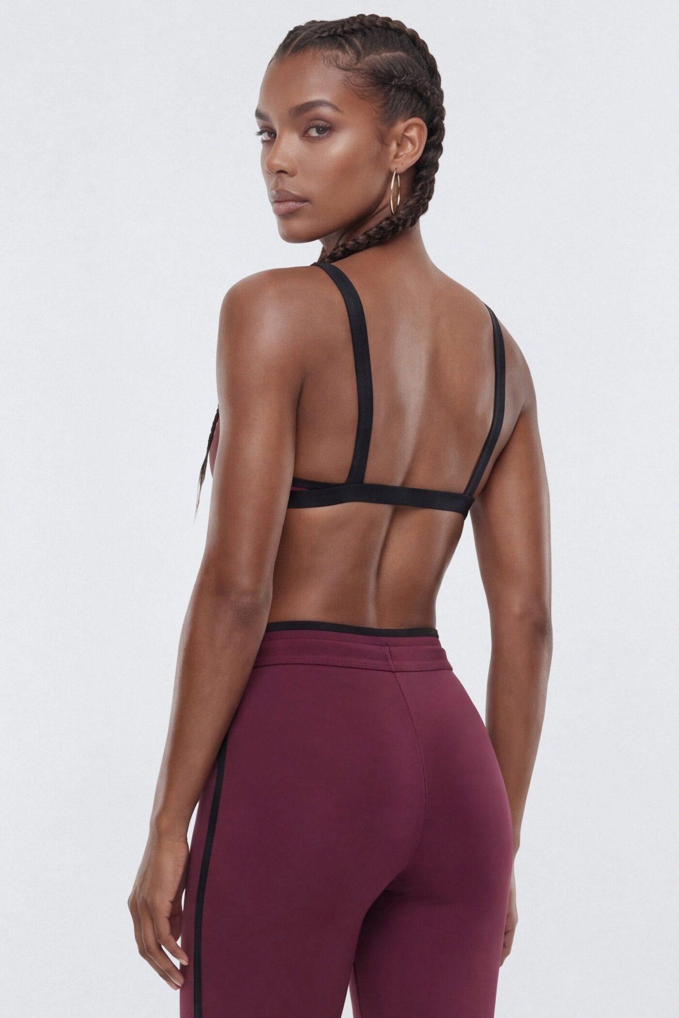ProStretch™ Triangle Sports Bra - Merlot