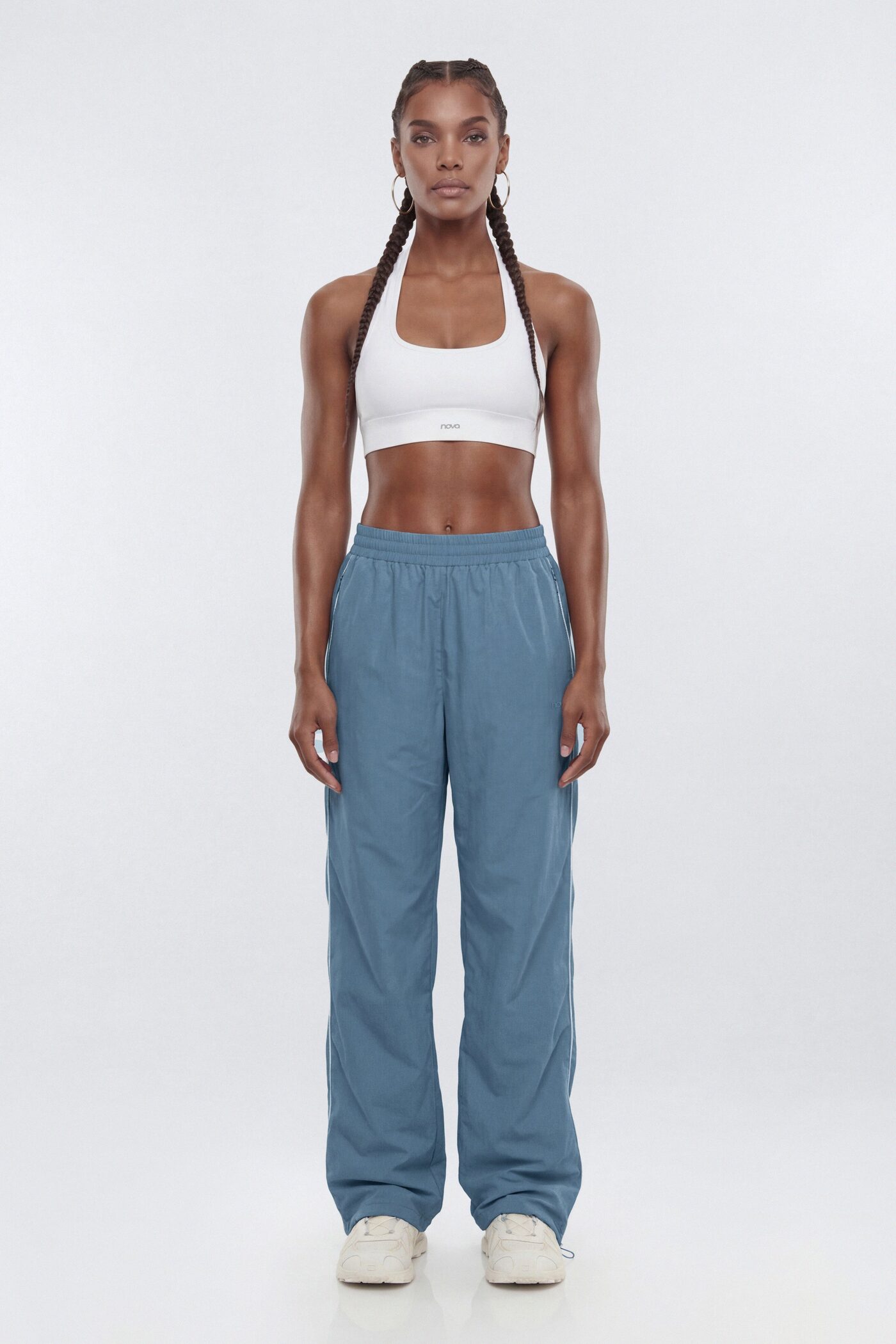 CoreNylon 32″ Pocket Track Pant - Soft Indigo
