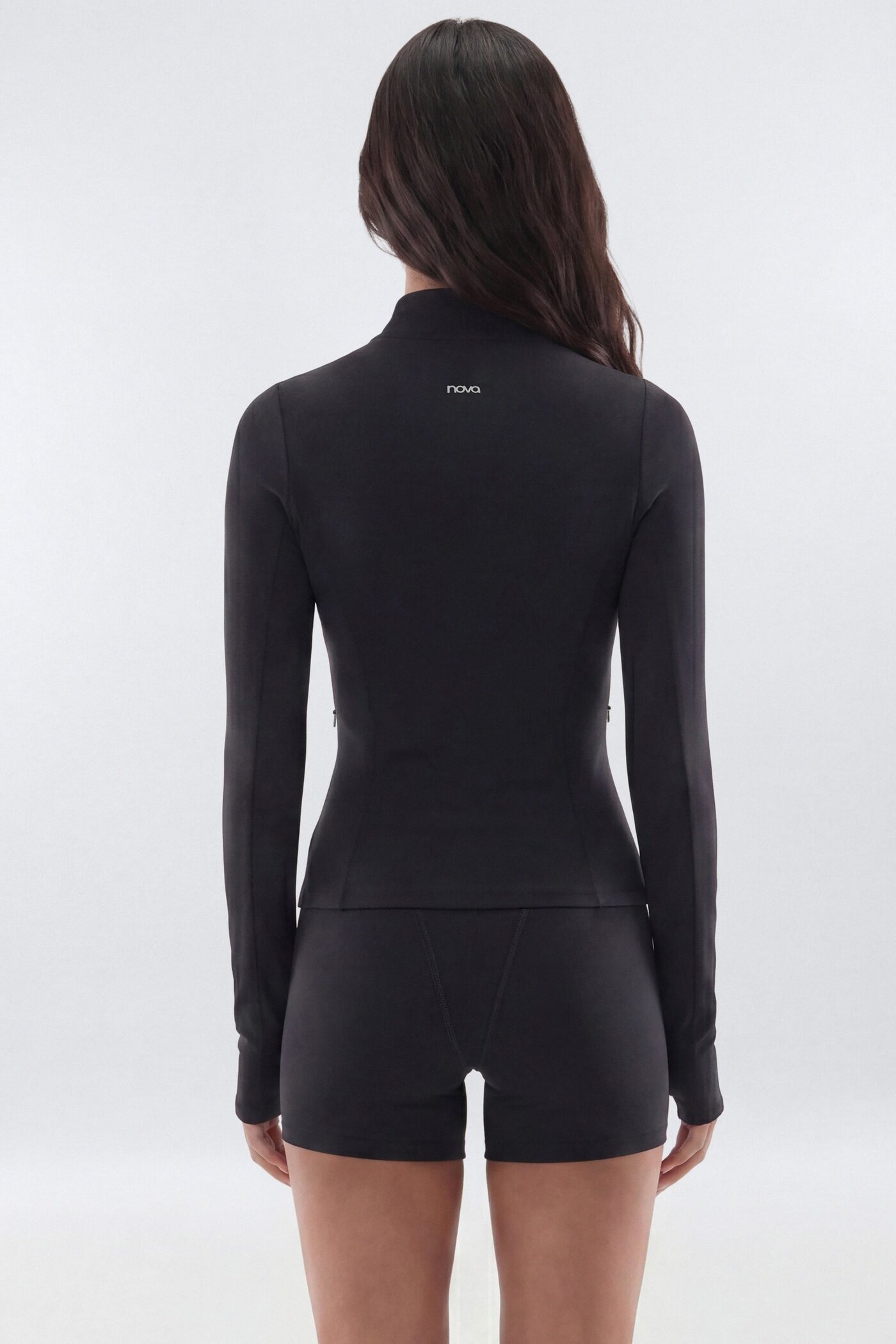 ProStretch™ Fitted Quarter Zip Active Pullover - Black