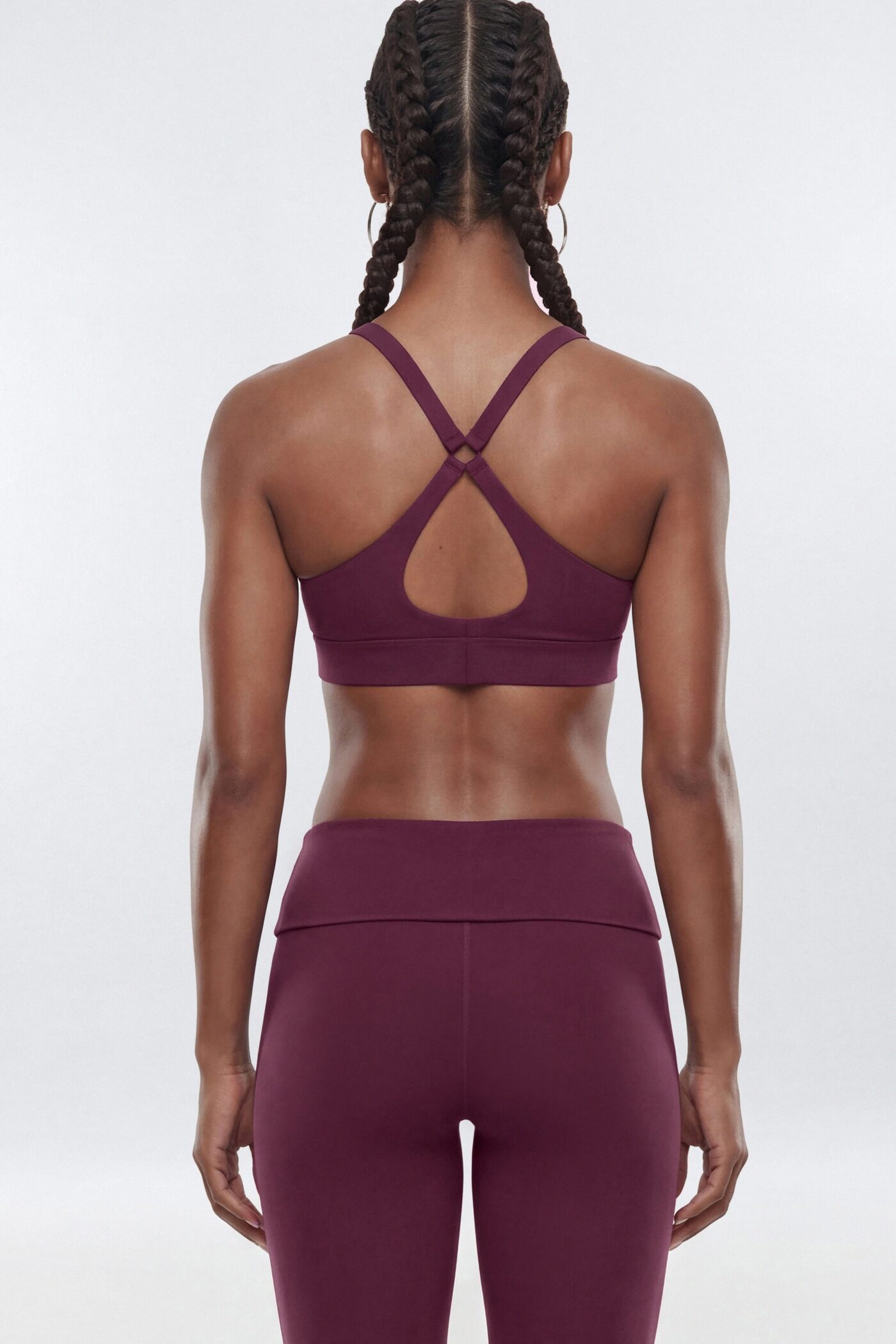 ButterSoft X Back Sports Bra - Merlot