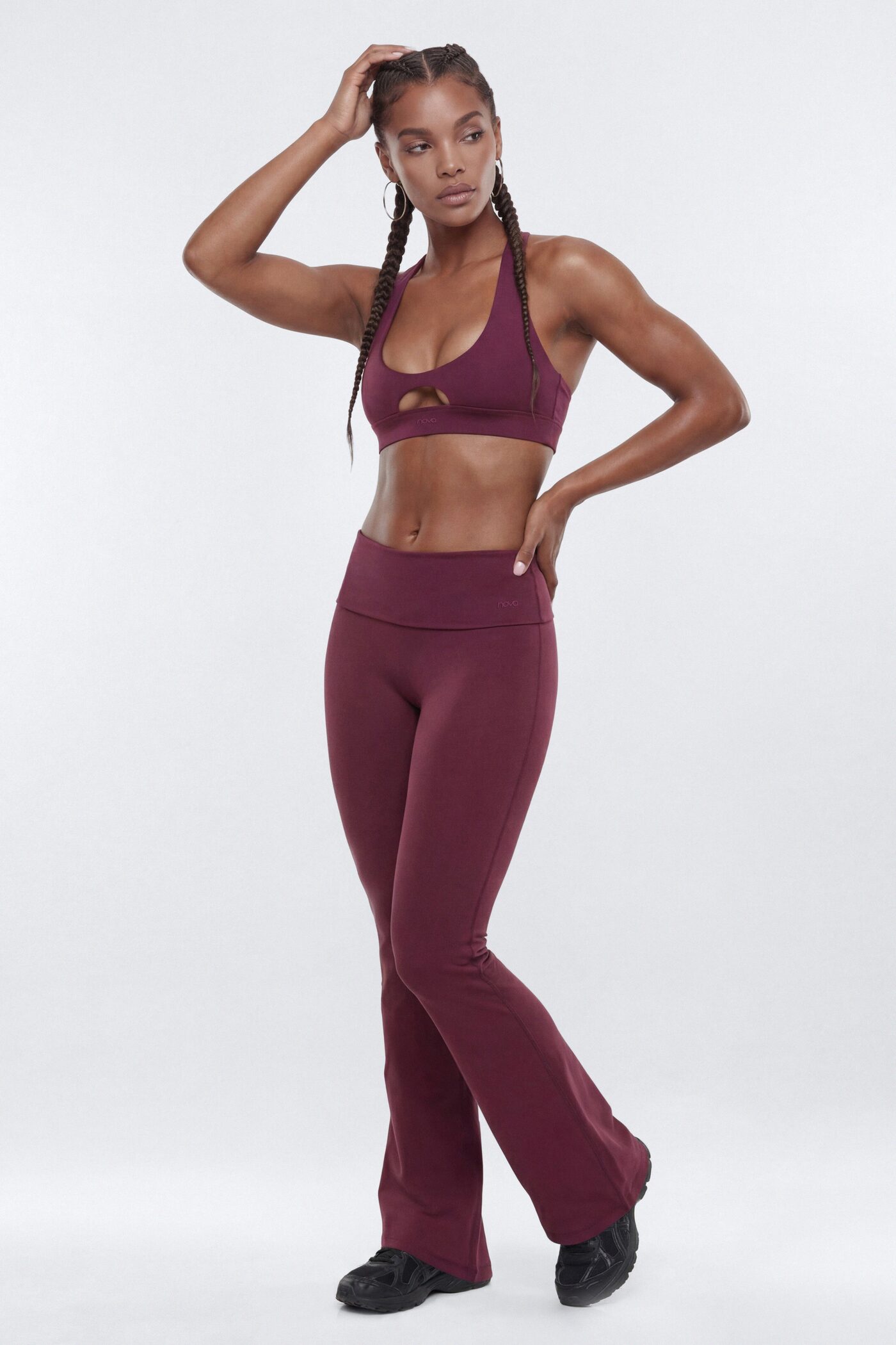 ButterSoft X Back Sports Bra - Merlot