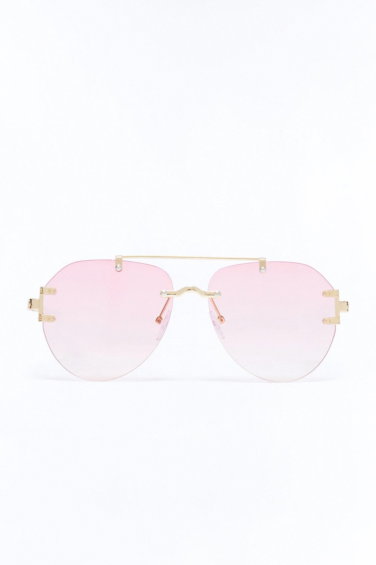 Soft Sky Sunglasses - Gold/Pink