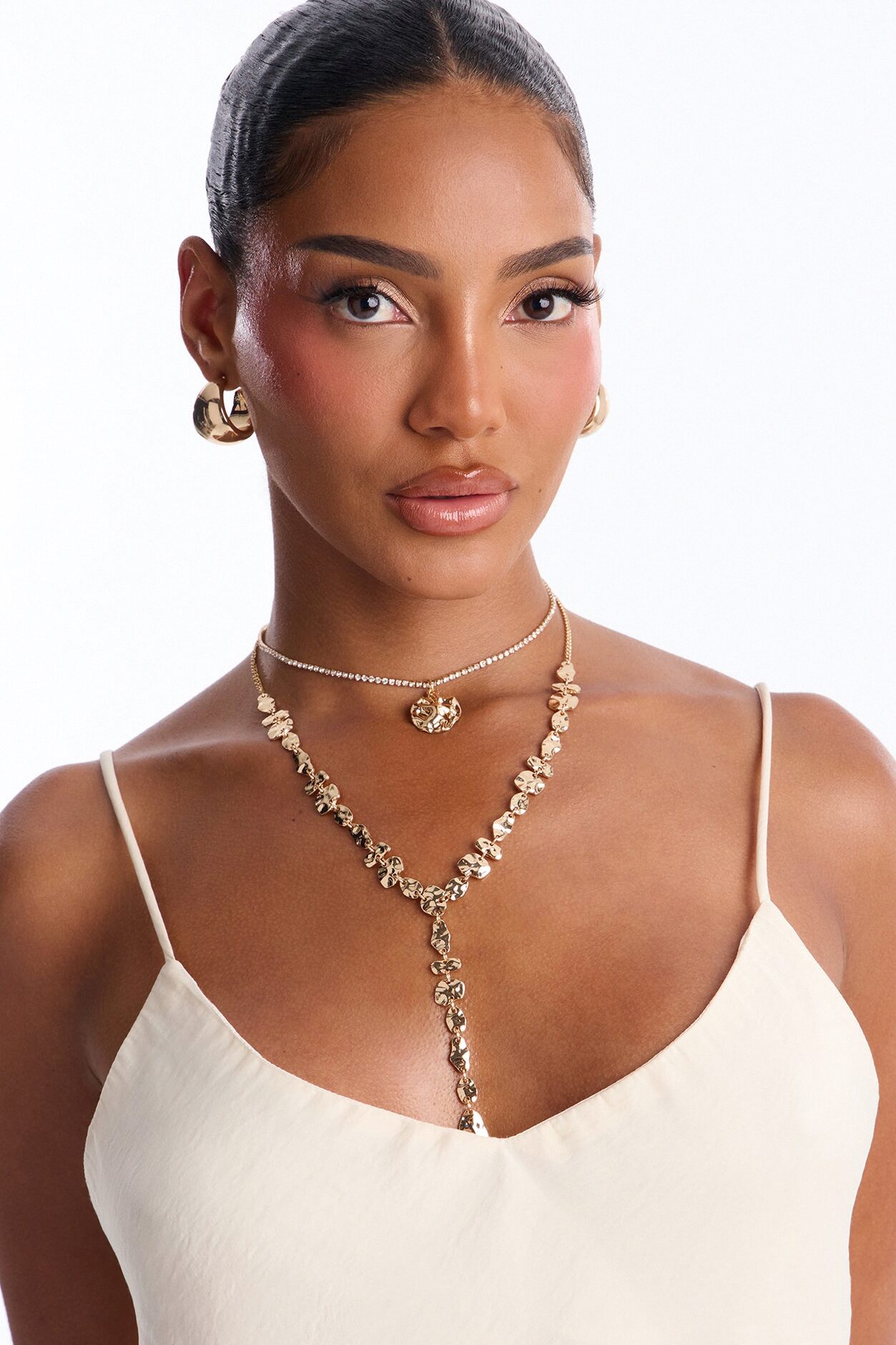 Caribbean Oasis Layered Necklace - Gold
