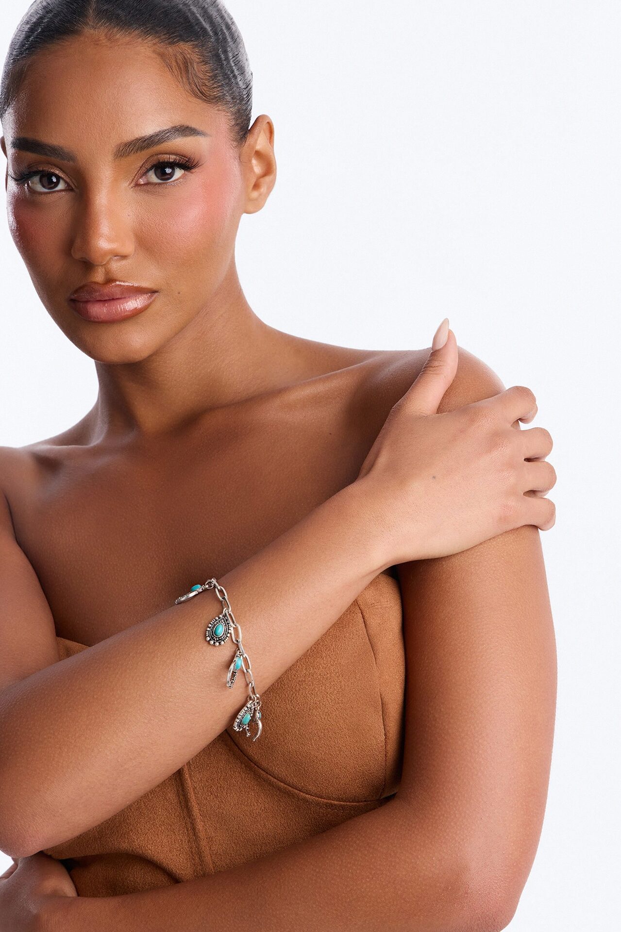 Western Charm Bracelet - Turquoise