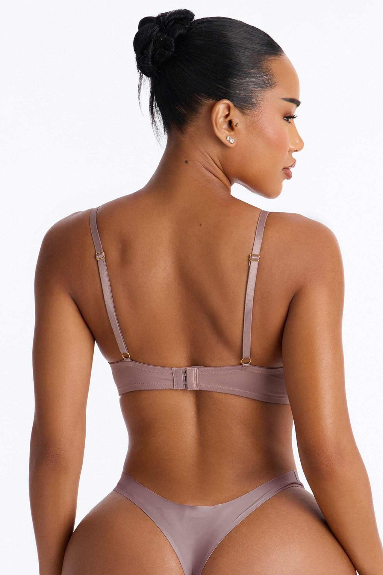Daydream Daze Mesh Push Up Bra - Taupe