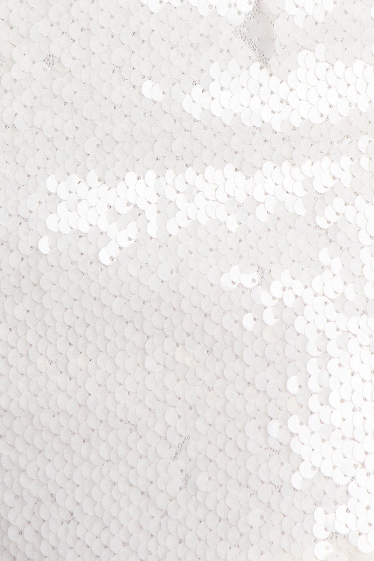 Alaina Sequin Embellished Micro Short 1″ - Pearl
