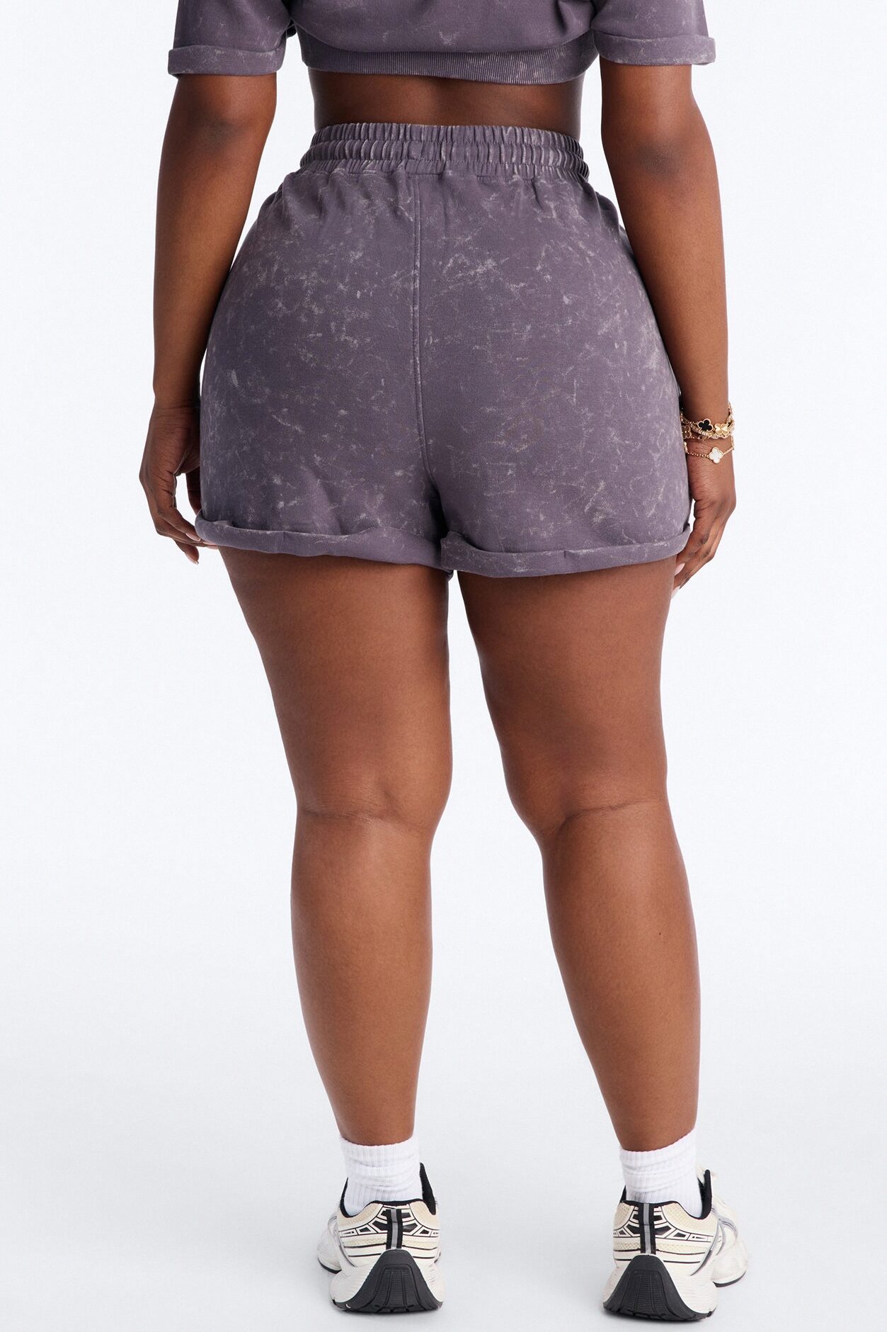 Wait For It Washed Sweatshorts - Charcoal